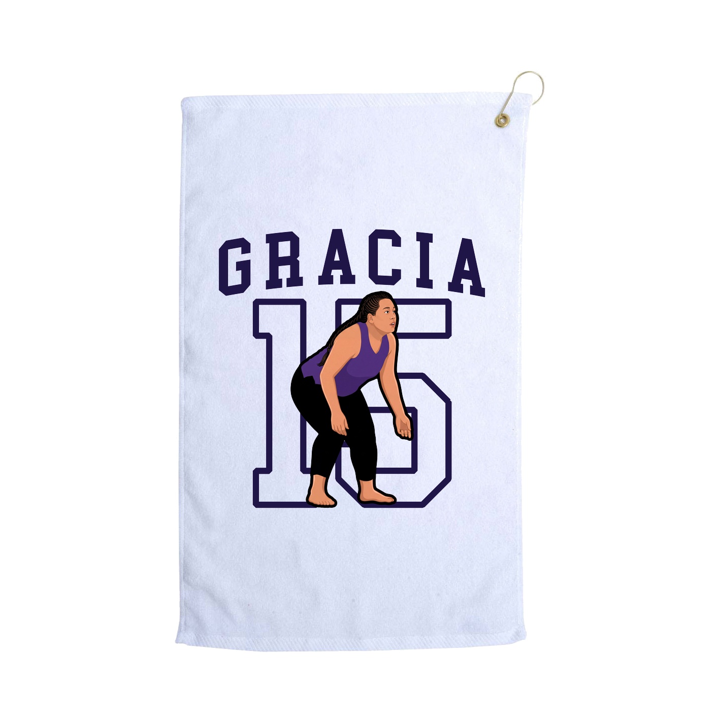 Golf Towel — Shirsey in White