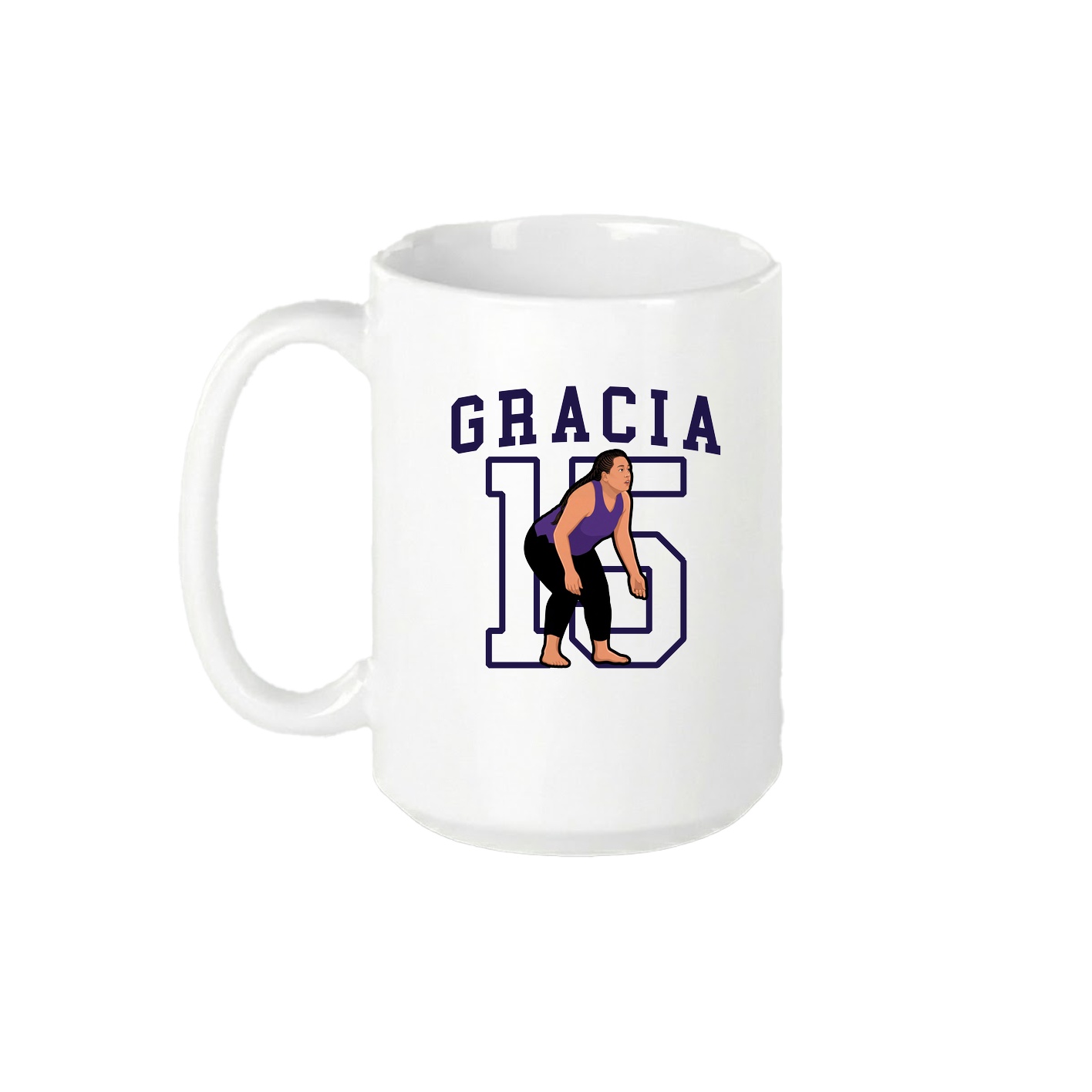 15oz Coffee Mug — Shirsey in White