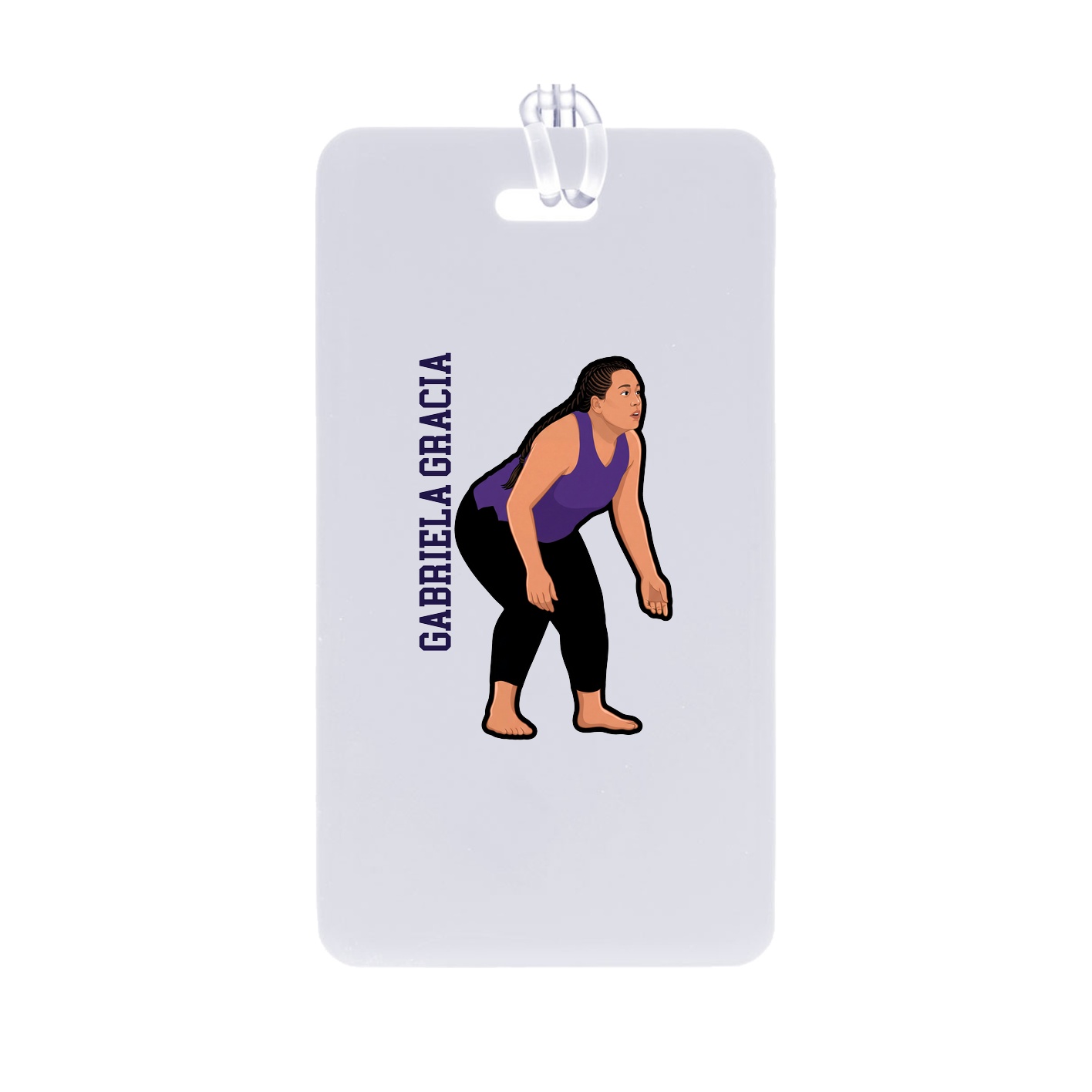 Bag Tag — Name Vertical in Classic