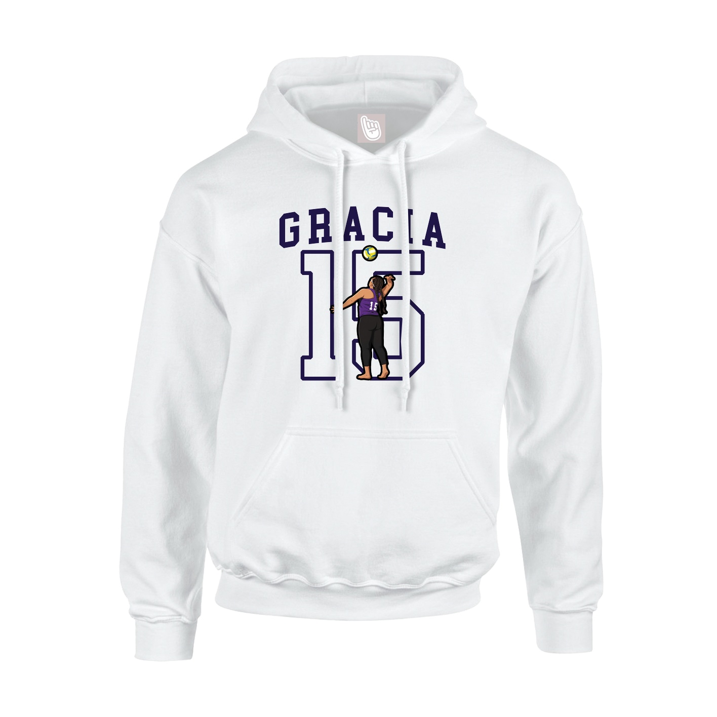 Youth Hoodie — Shirsey in White