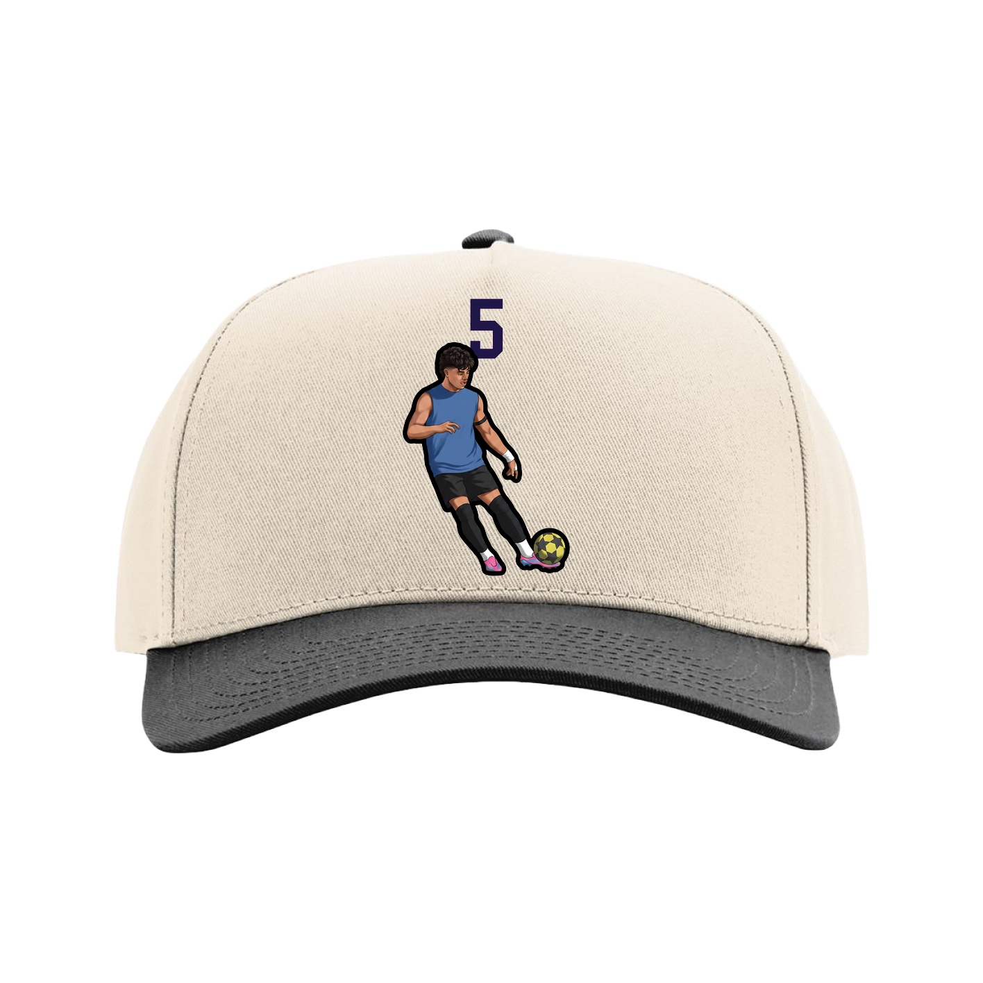 Full Fabric Five-Panel Champ Cap