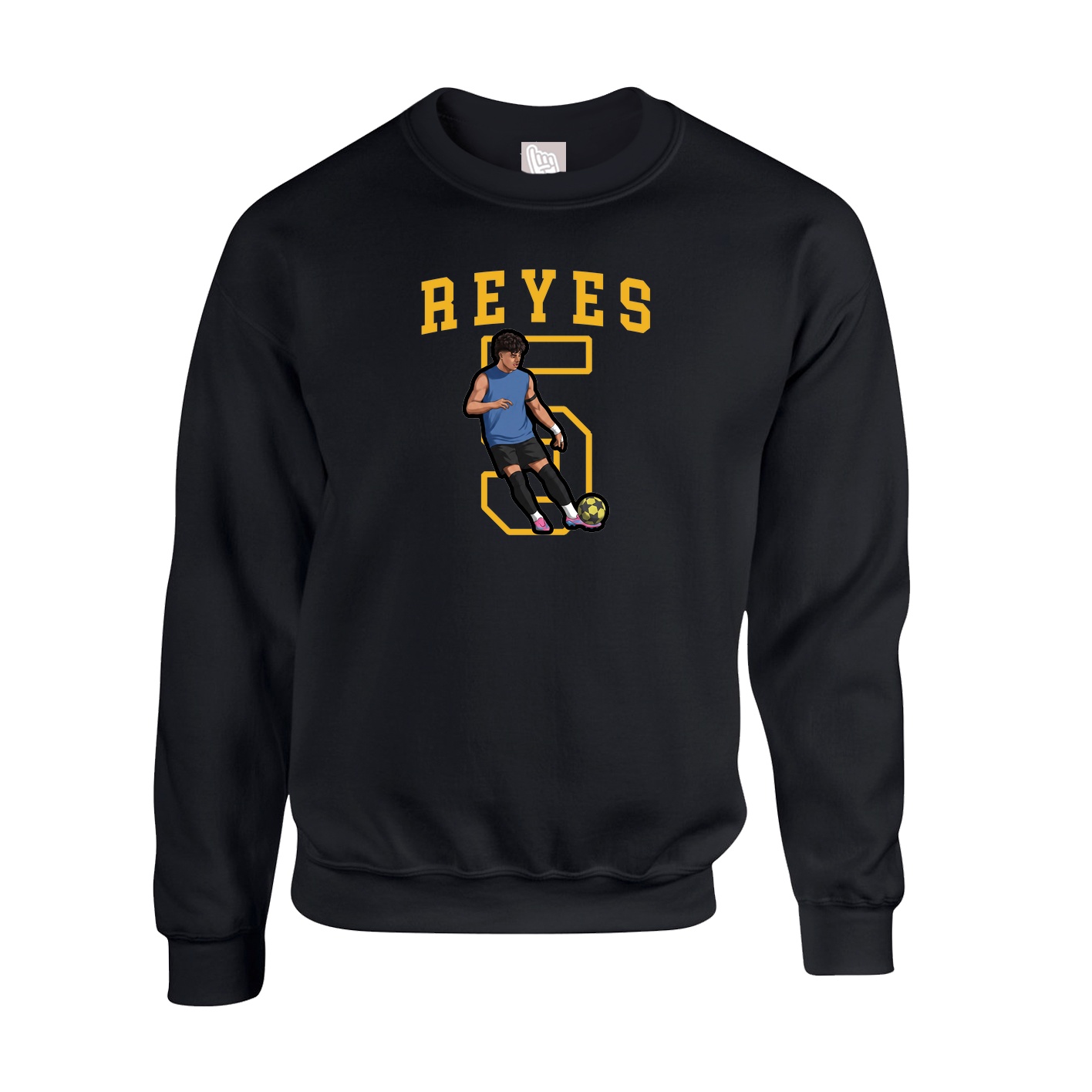 Fleece Crew — Shirsey in Black