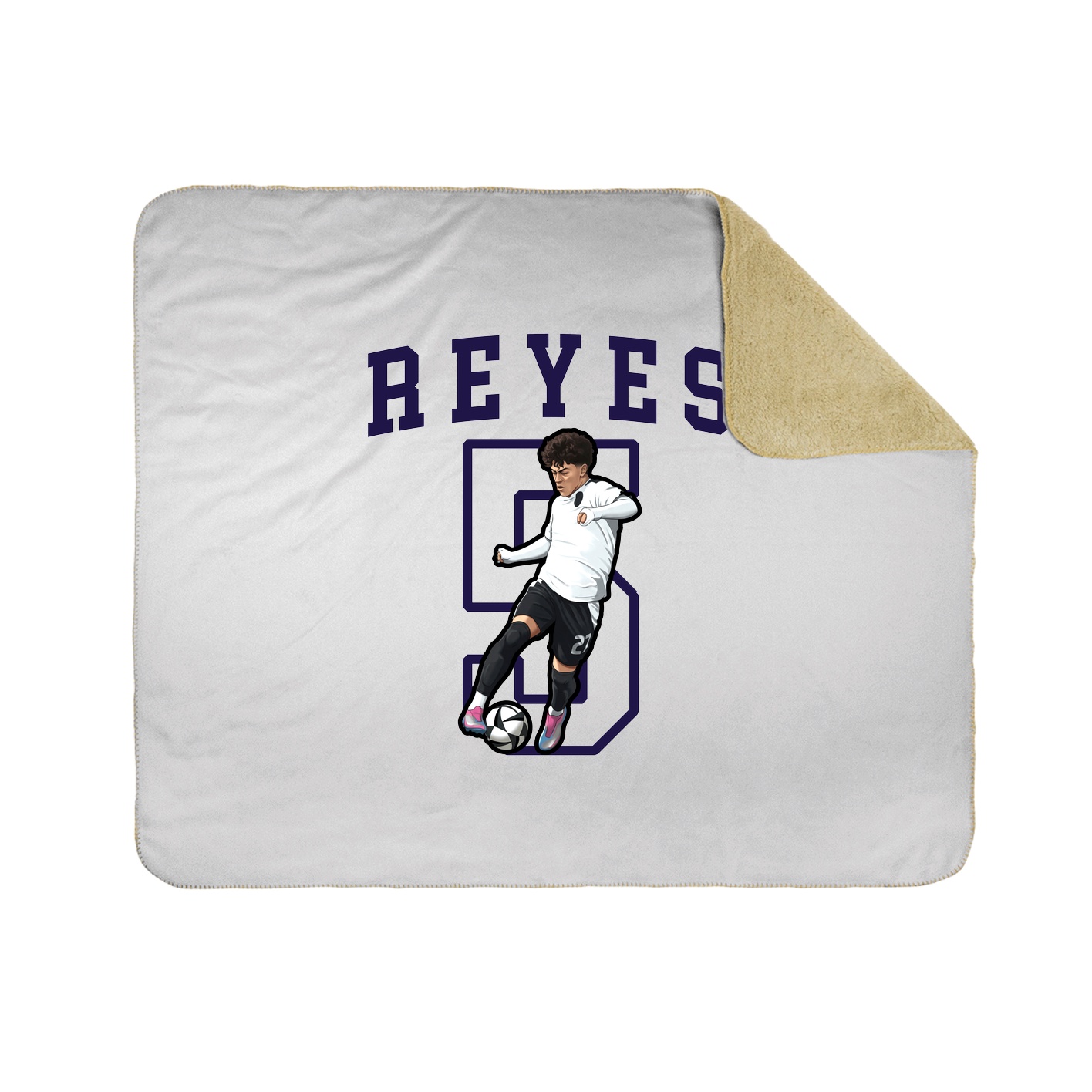 50x60 Sherpa Lined Throw Blanket