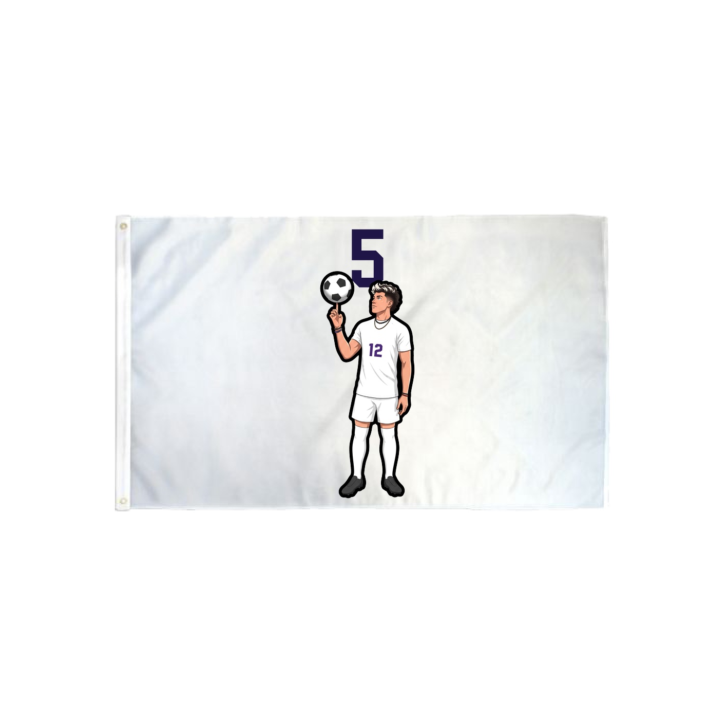 3x5 Flag — Number Top in Classic