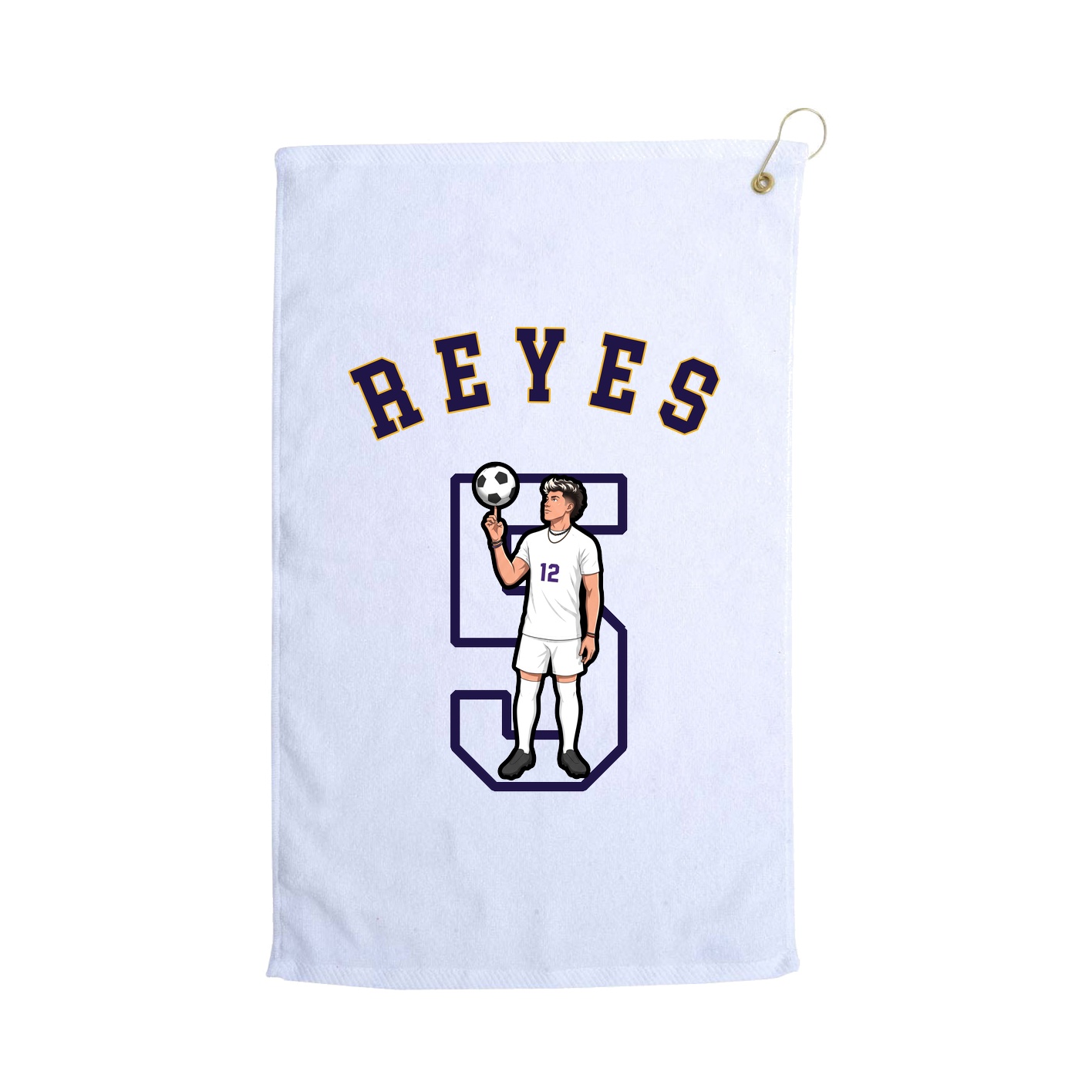 Golf Towel — Shirsey Arch in White