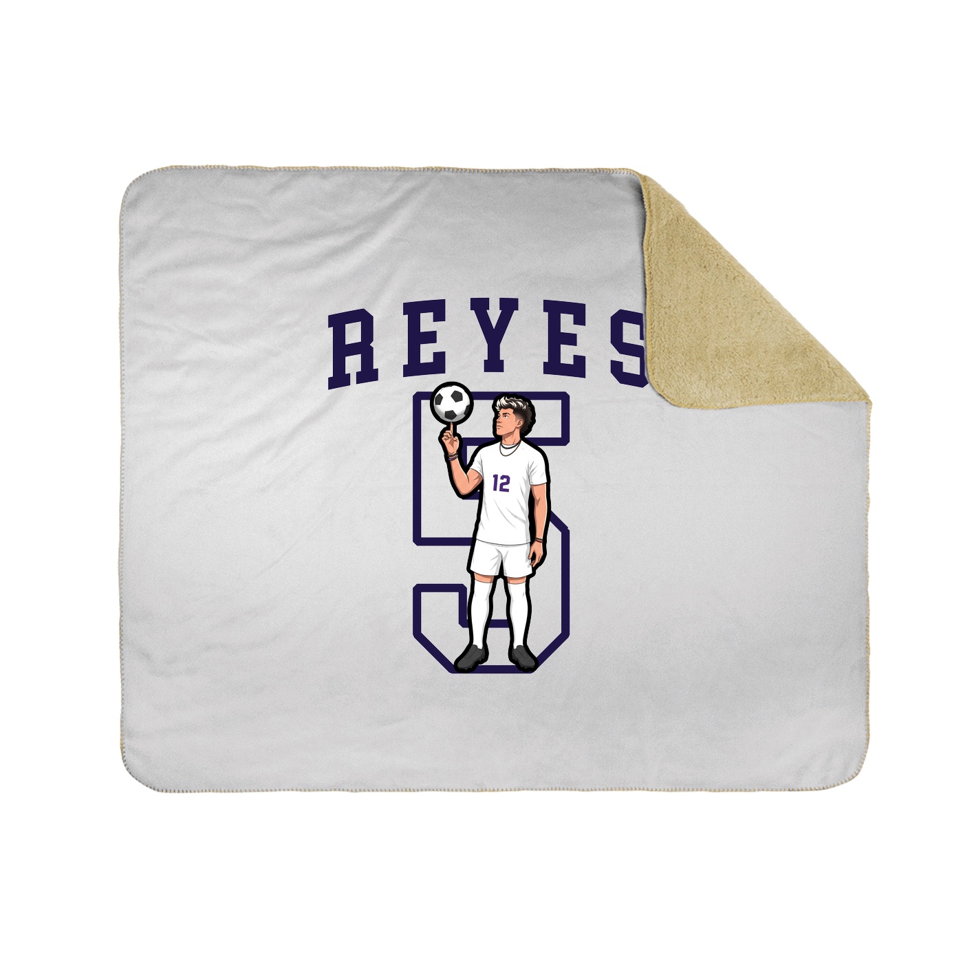 Throw Blanket — Shirsey in White