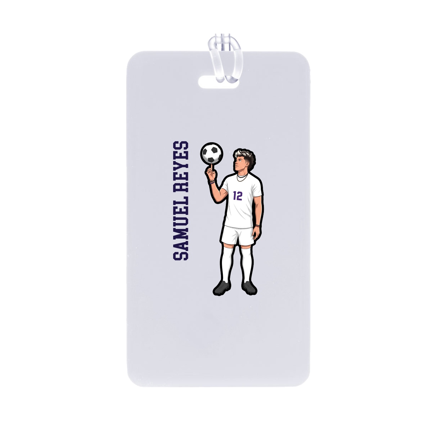 Bag Tag — Name Vertical in Classic