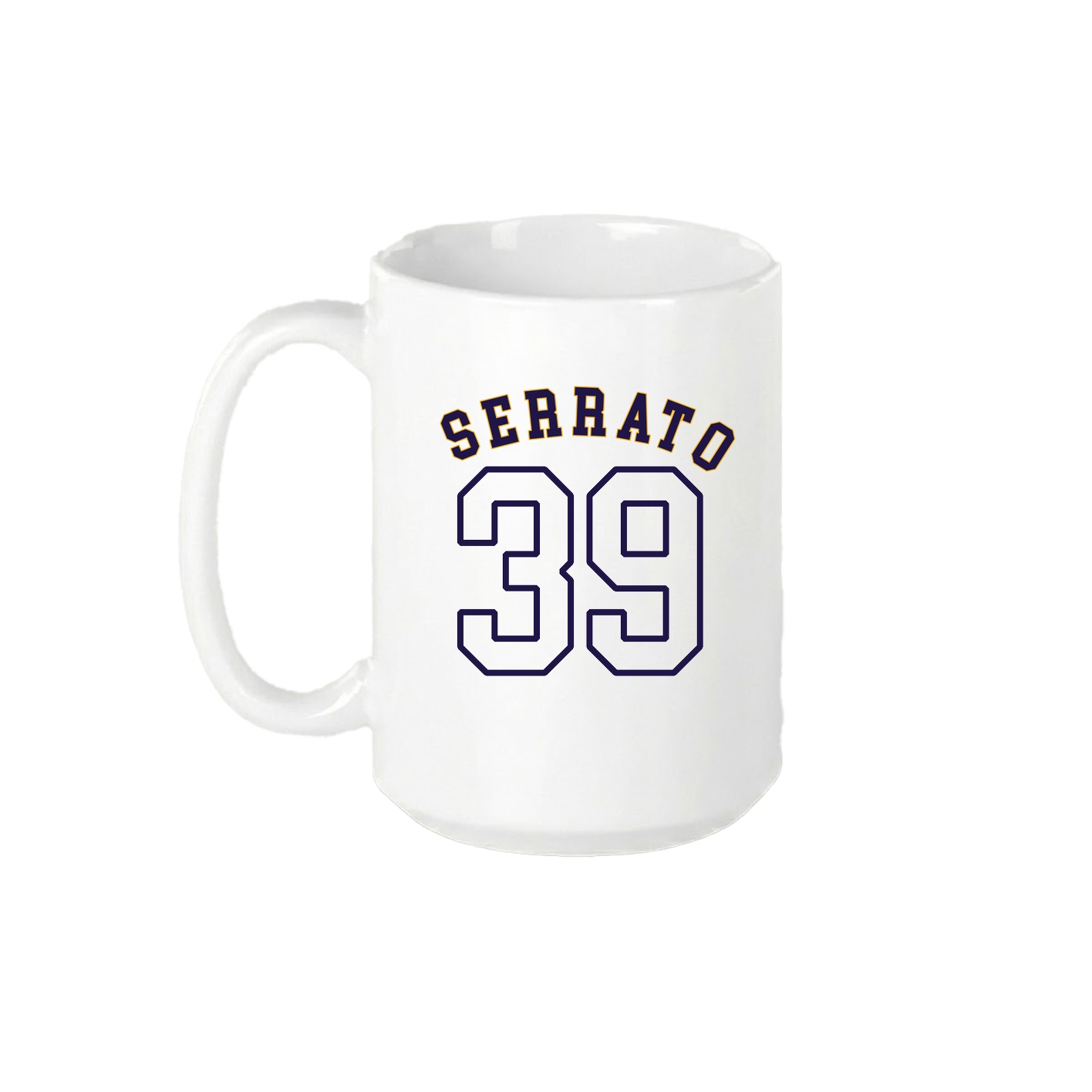 15oz Coffee Mug — Shirsey Arch in White