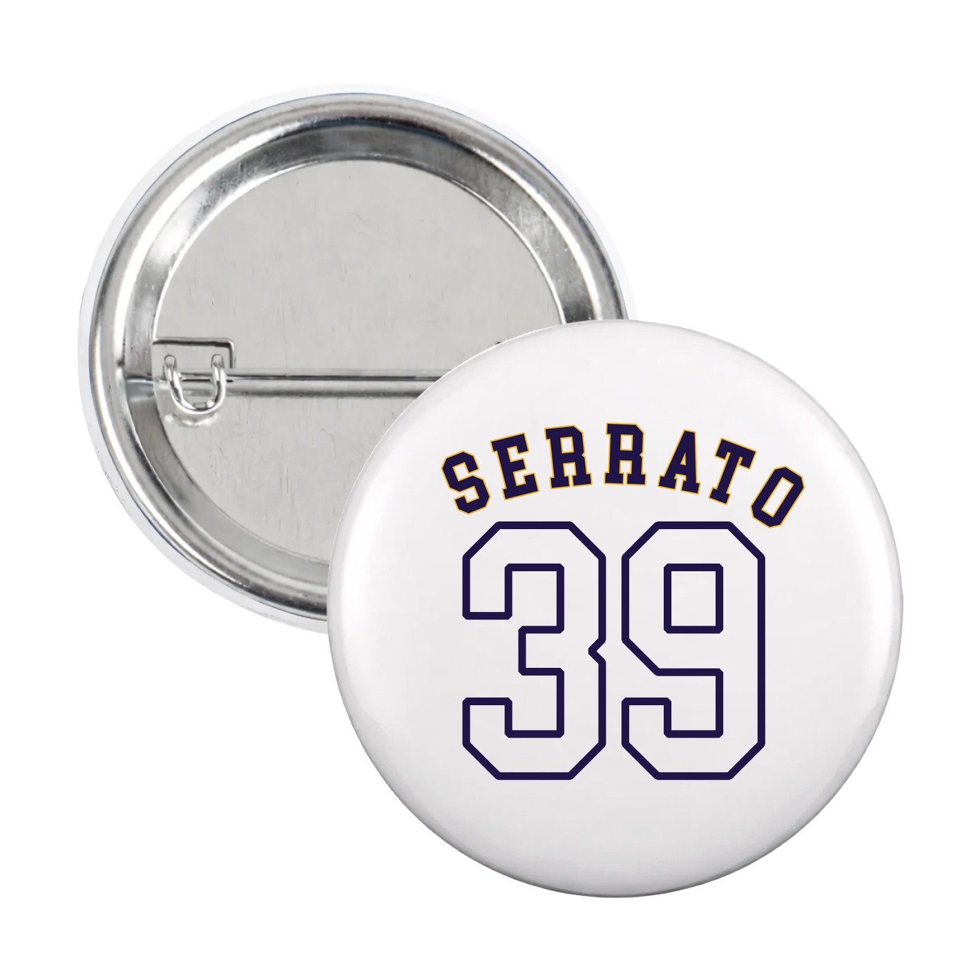 Game Day Button — Shirsey Arch in White