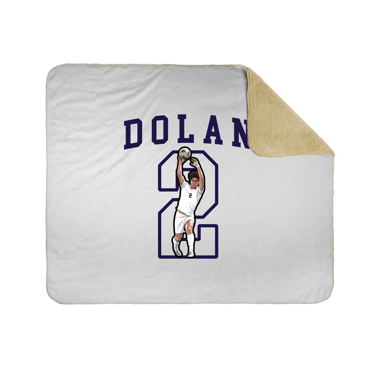 Throw Blanket — Shirsey in White