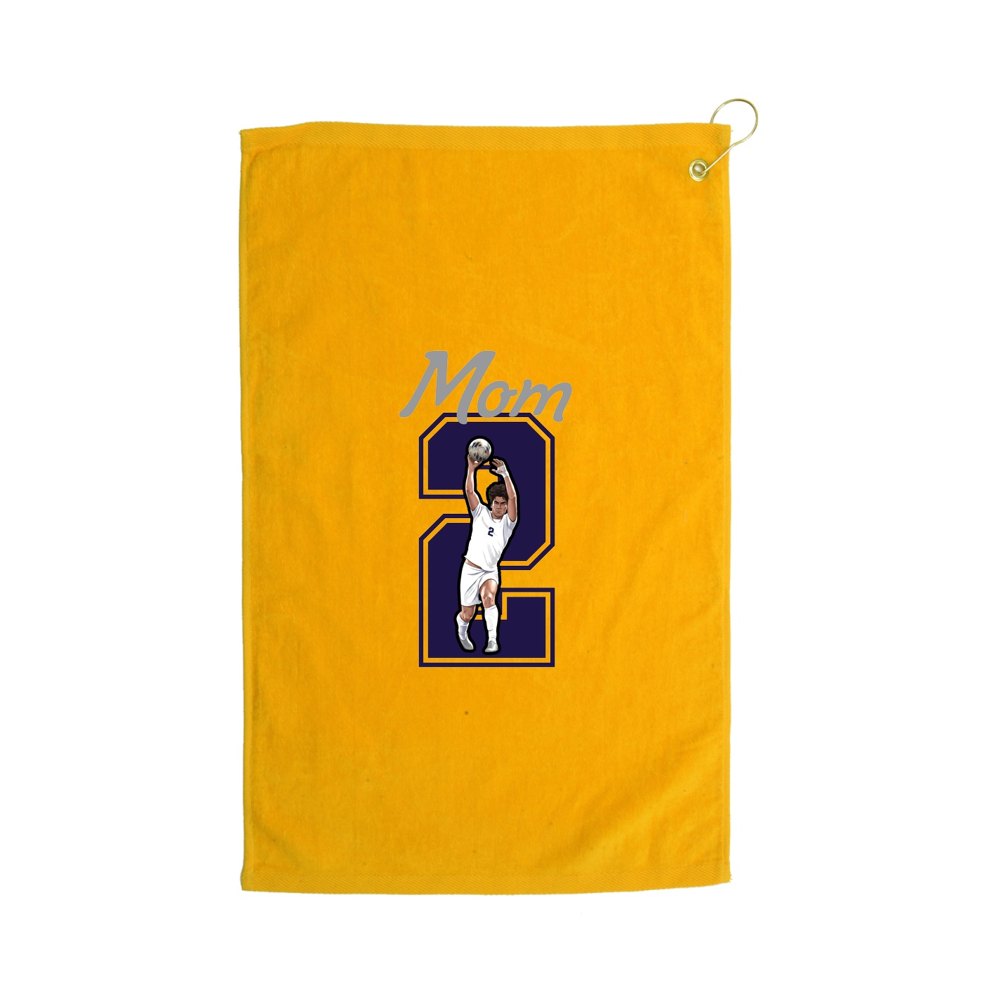 Golf Towel — Mothers Day Shirsey in Gold