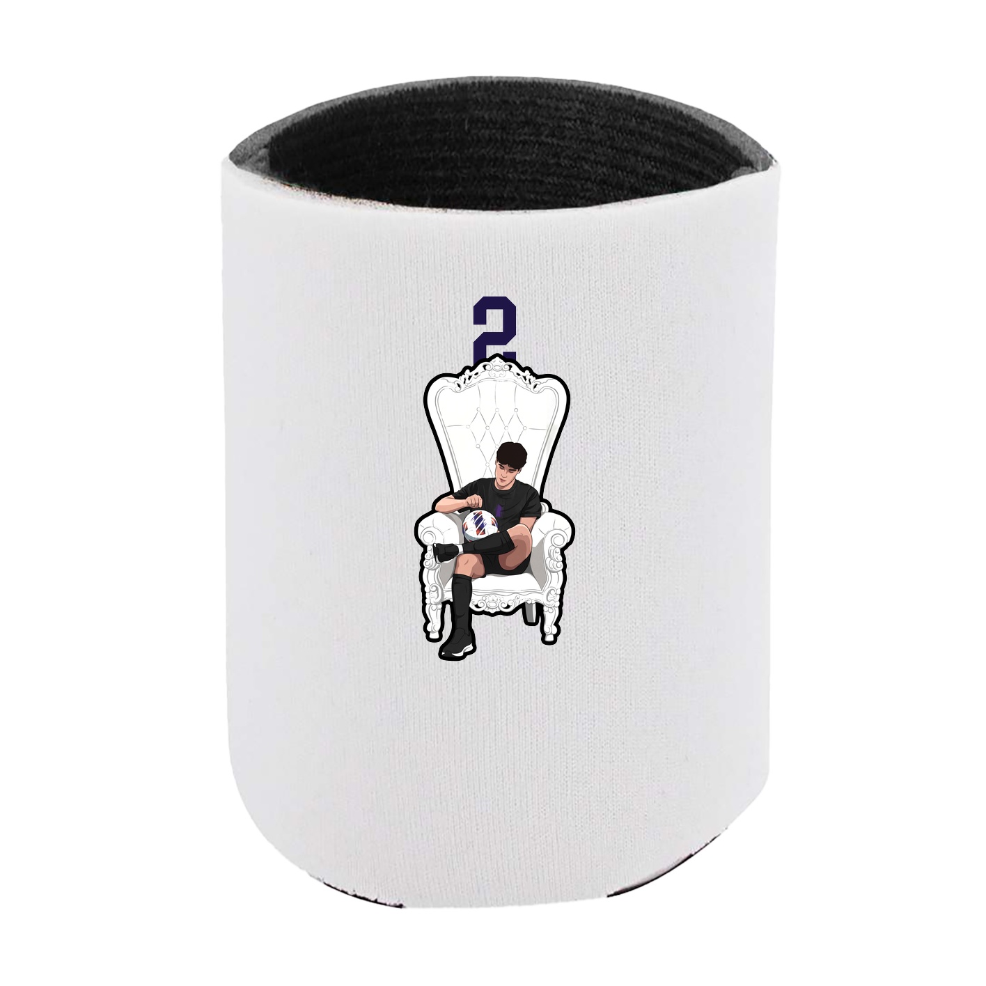 Can Holder — Number Top in White