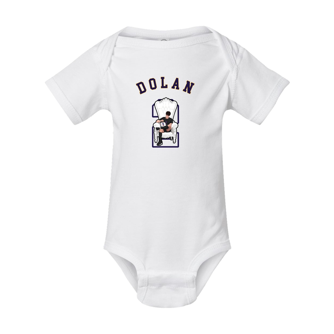 Baby Onesie — Shirsey Arch in White