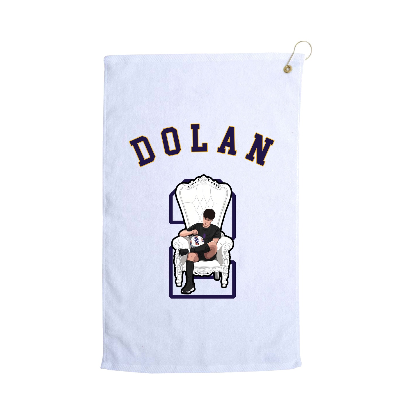 Golf Towel — Shirsey Arch in White