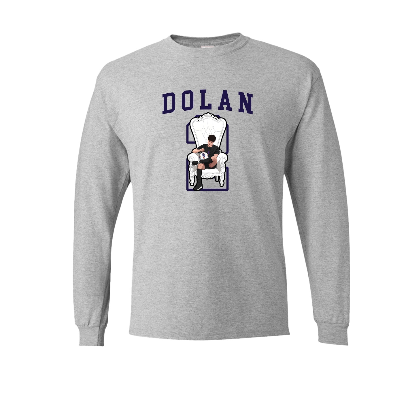 Long Sleeve Tee — Shirsey in Grey