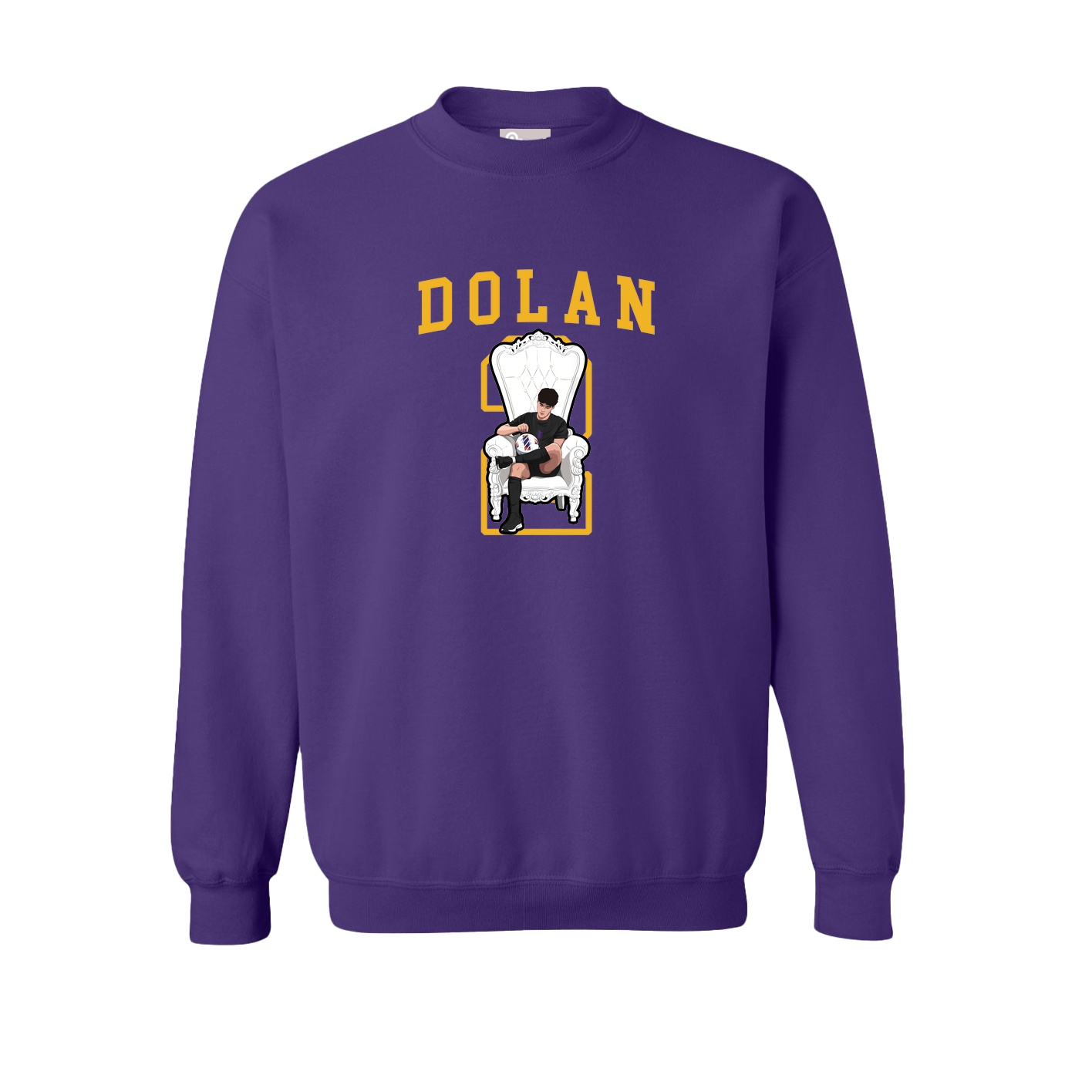 Fleece Crew — Shirsey in Purple