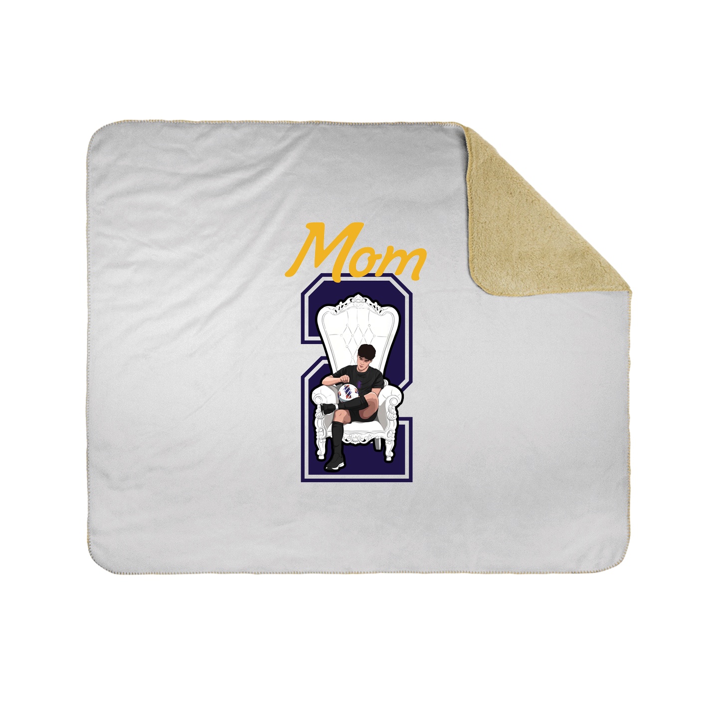 Throw Blanket — Mothers Day Shirsey in White