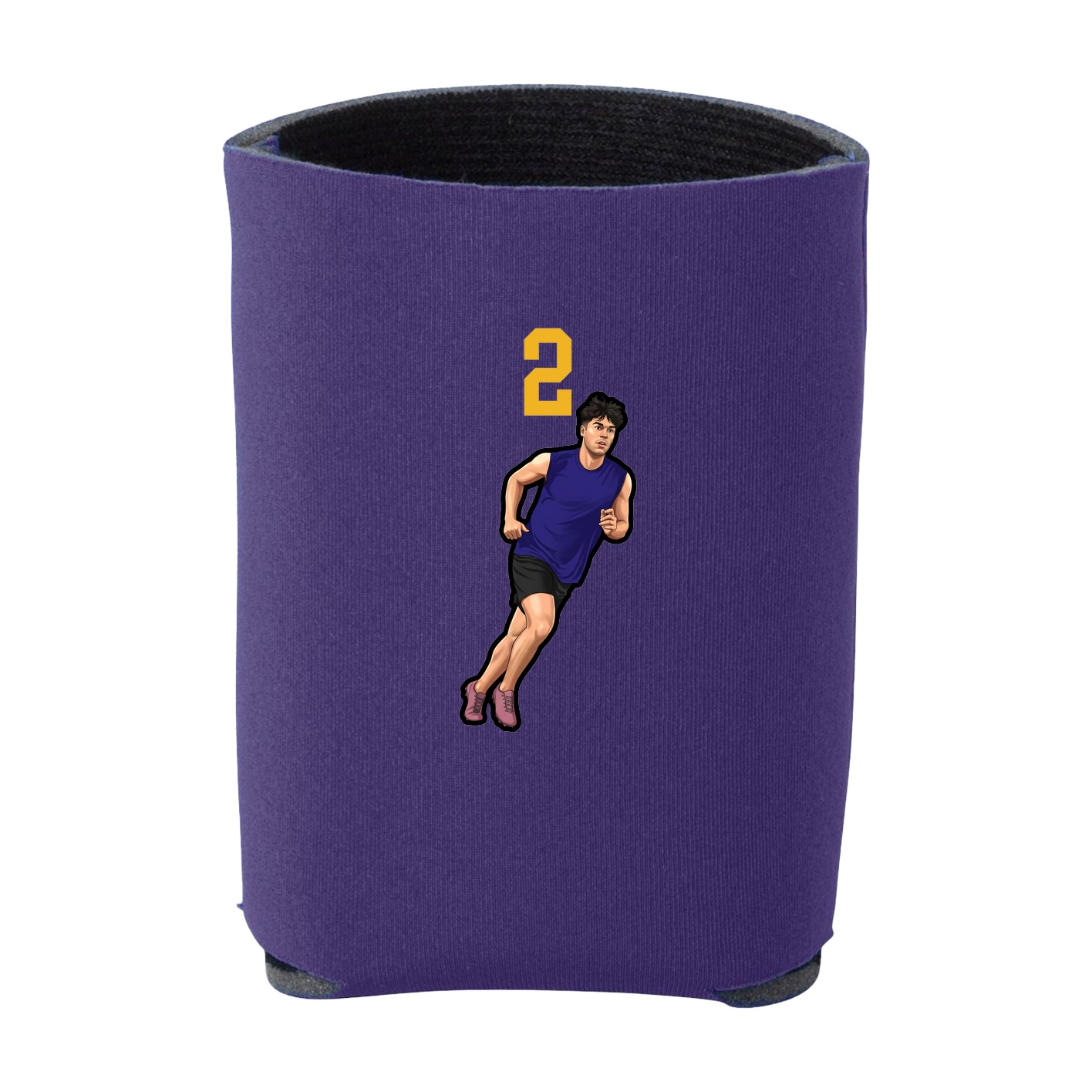 Can Holder — Number Top in Purple