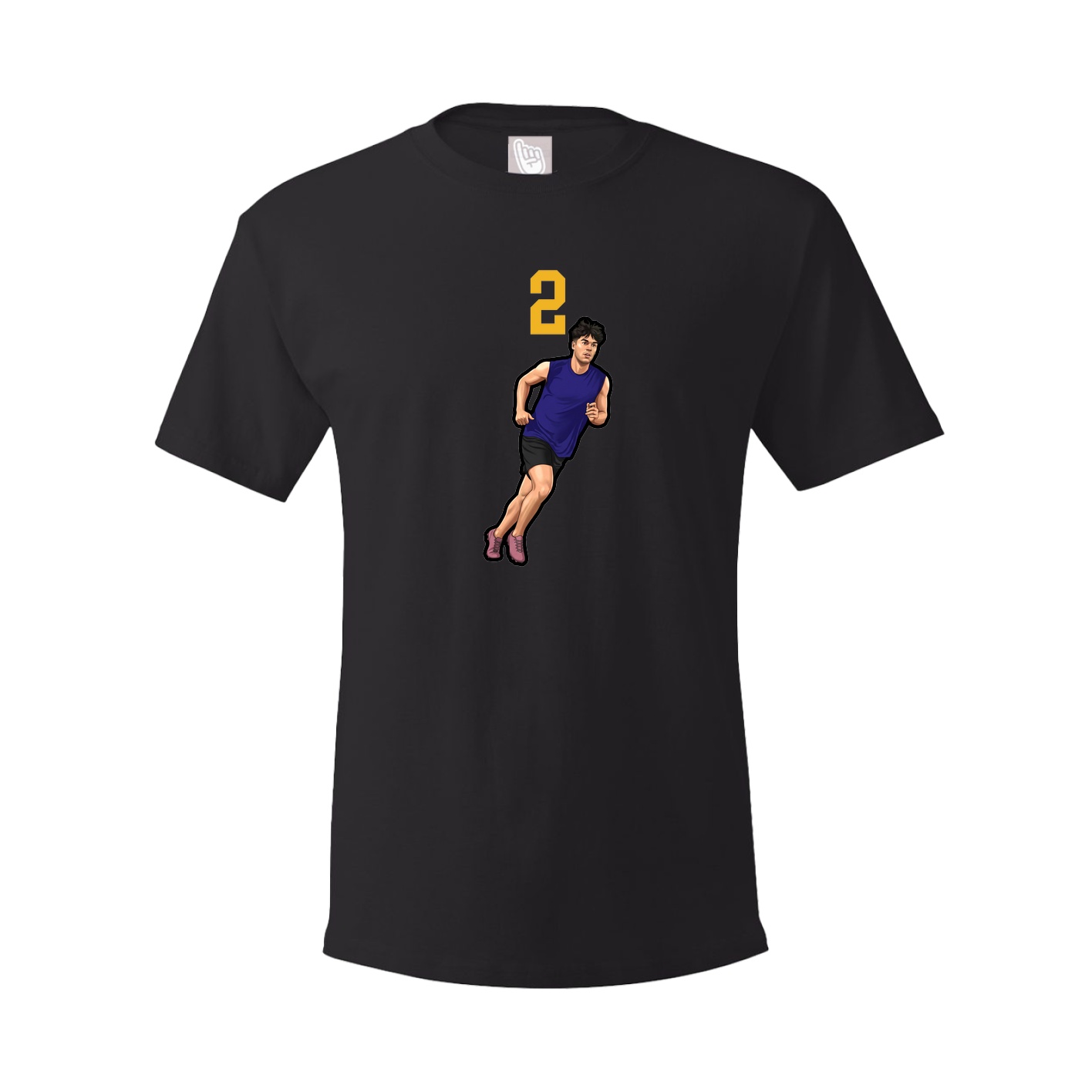 Tee — Number Top in Black