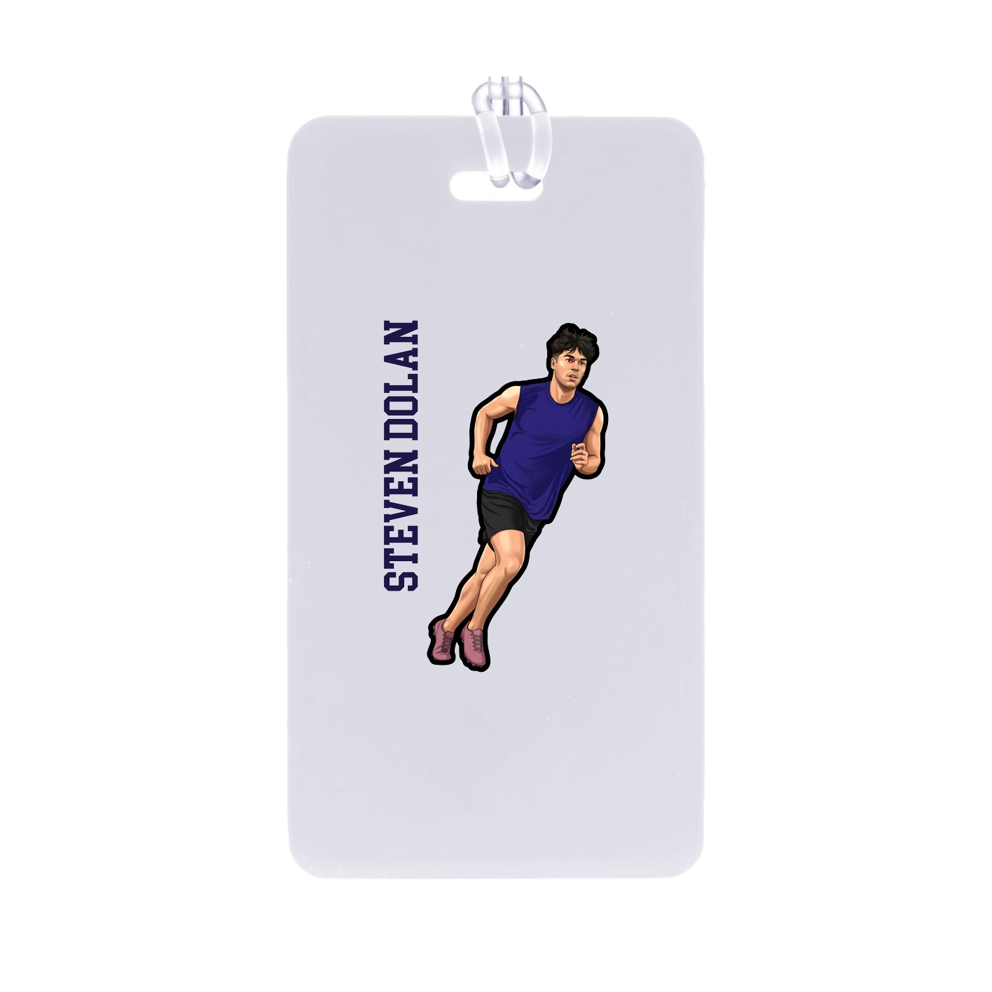Bag Tag — Name Vertical in Classic