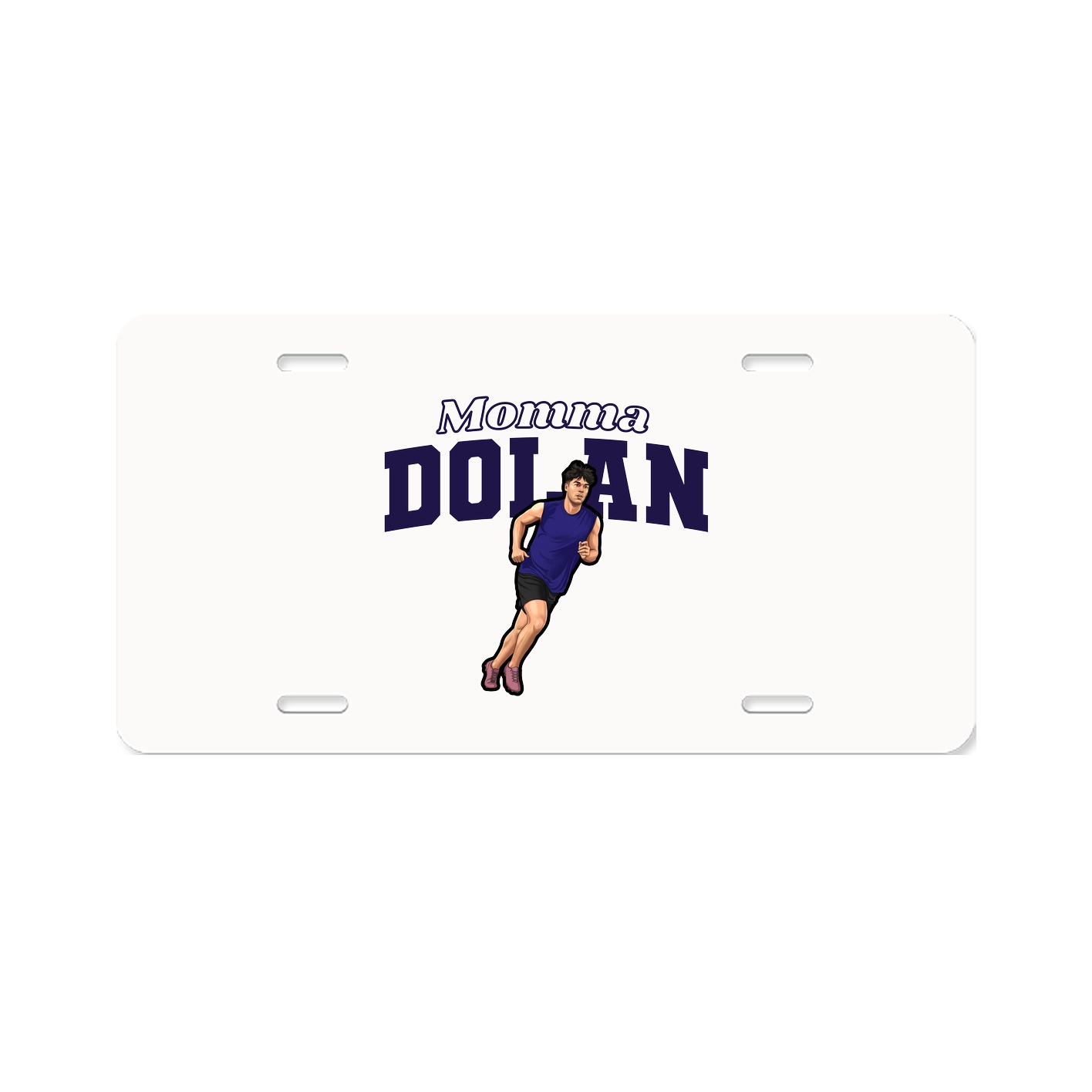 License Plate — Mothers Day Block in Classic