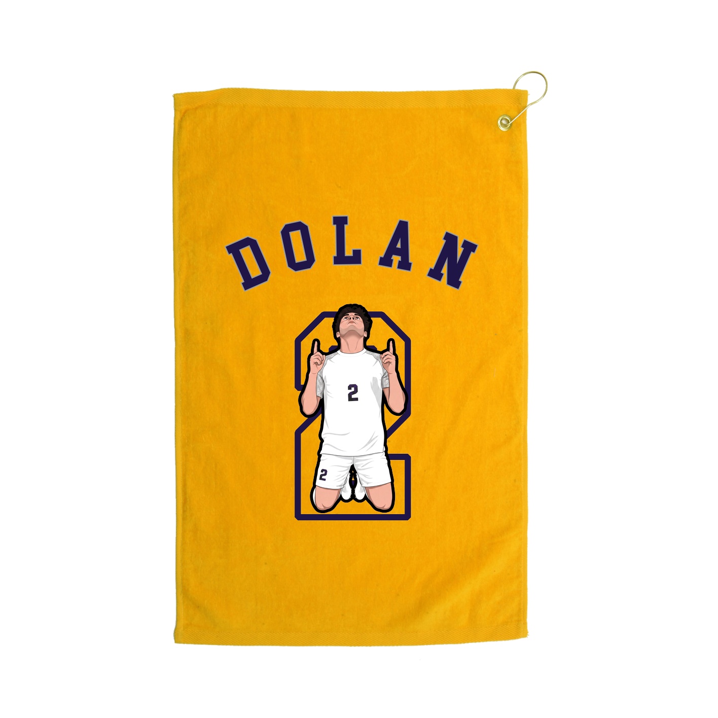 Golf Towel — Shirsey Arch in Gold