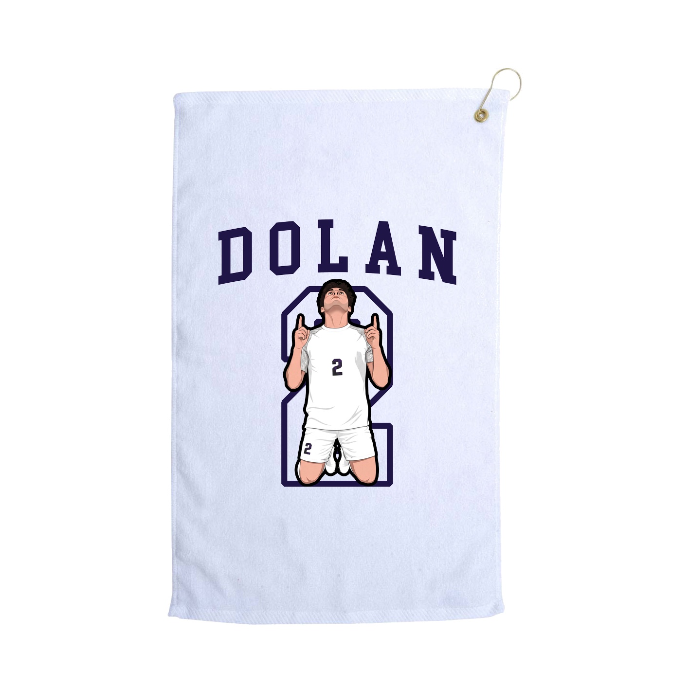 Golf Towel — Shirsey in White