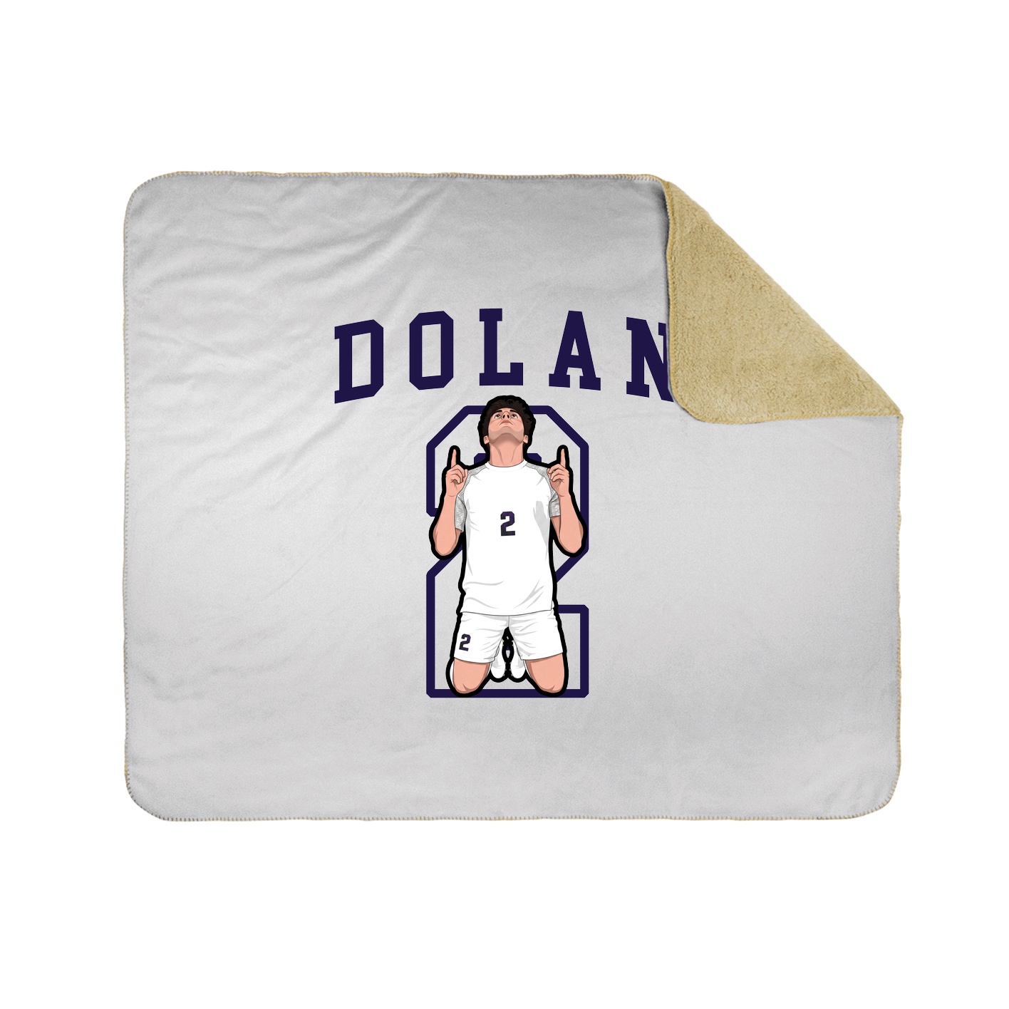 Throw Blanket — Shirsey in White