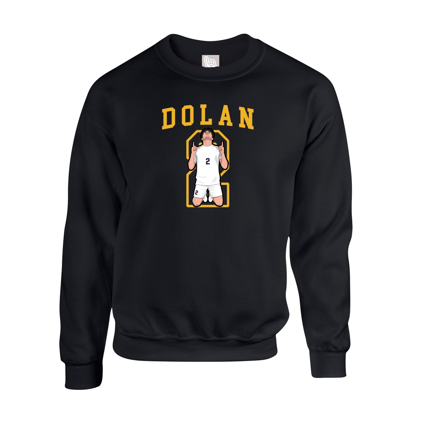 Fleece Crew — Shirsey in Black