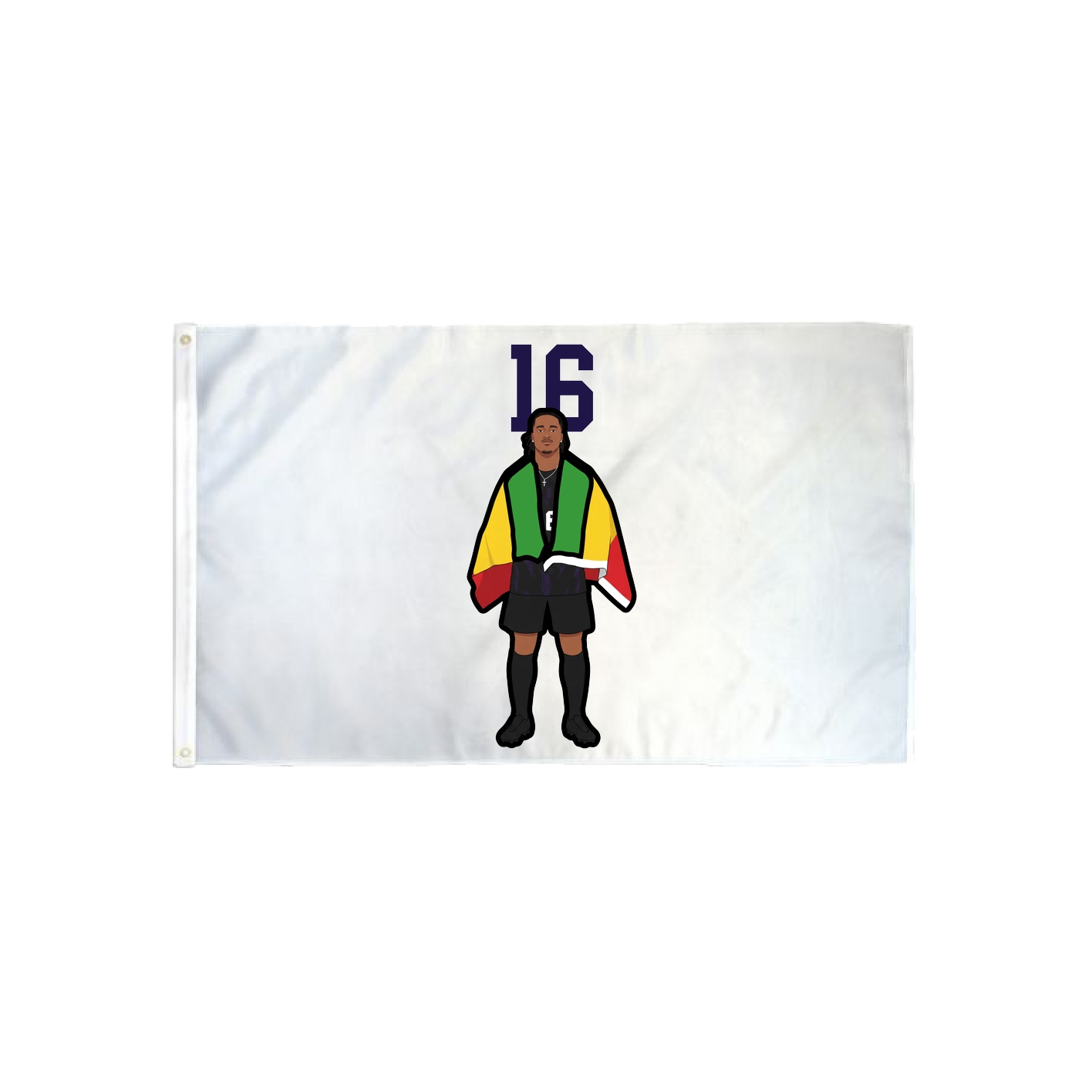 3x5 Flag — Number Top in Classic