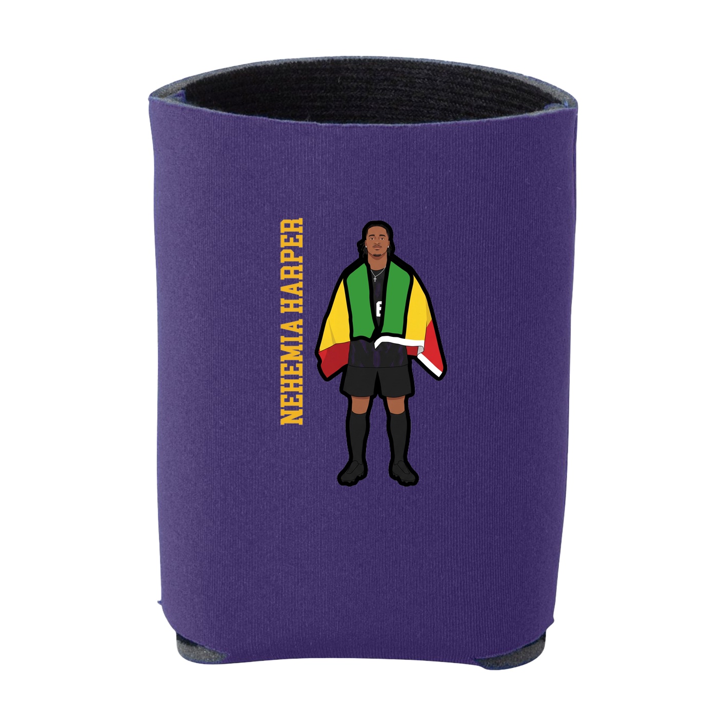 Can Holder — Name Vertical in Purple