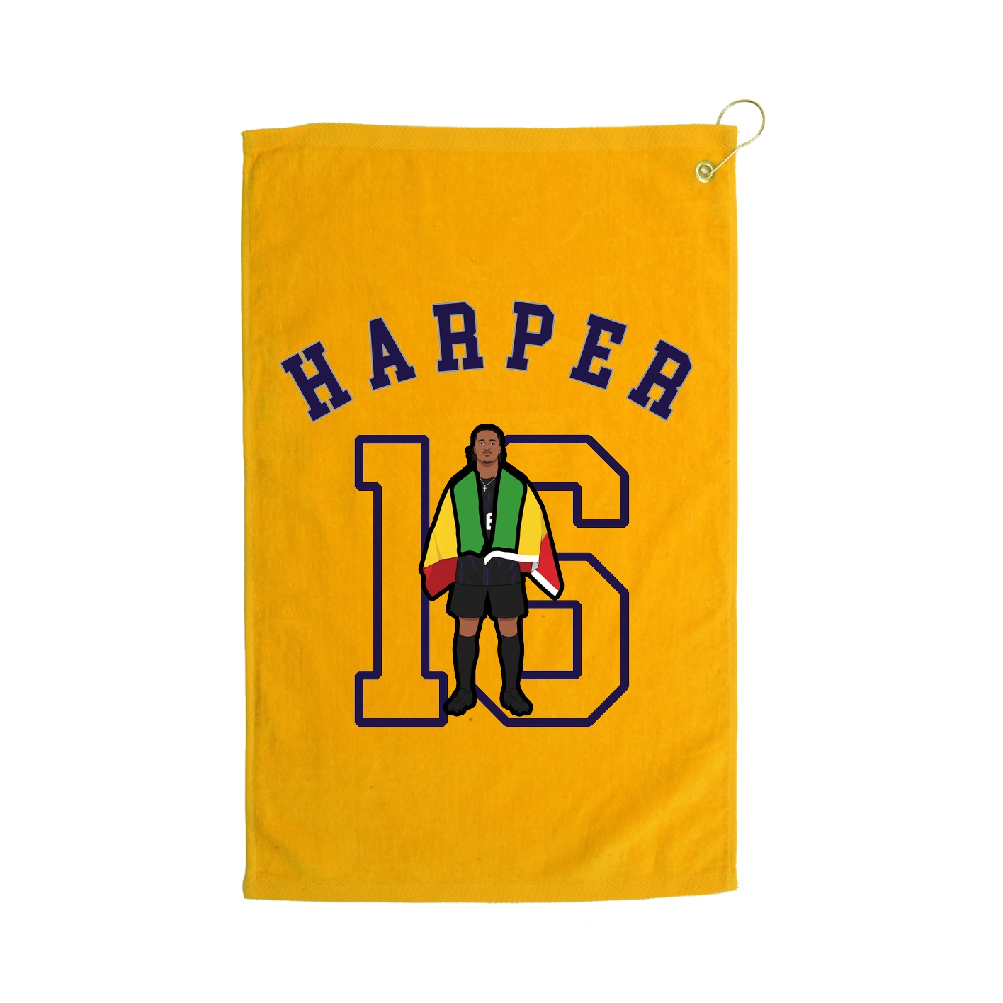 Golf Towel — Shirsey Arch in Gold