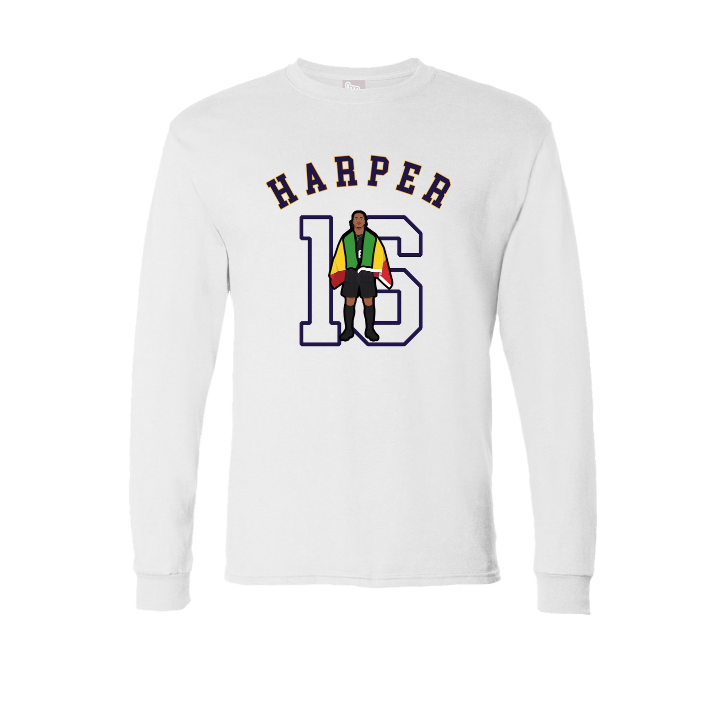 Long Sleeve Tee — Shirsey Arch in White
