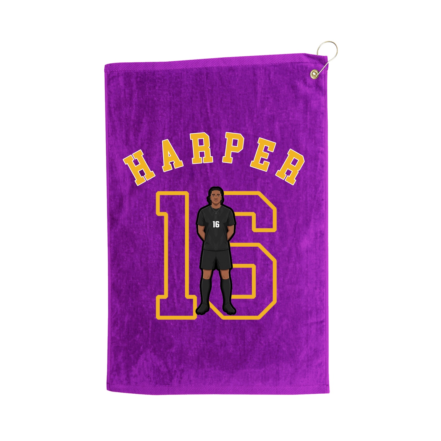 Golf Towel — Shirsey Arch in Purple