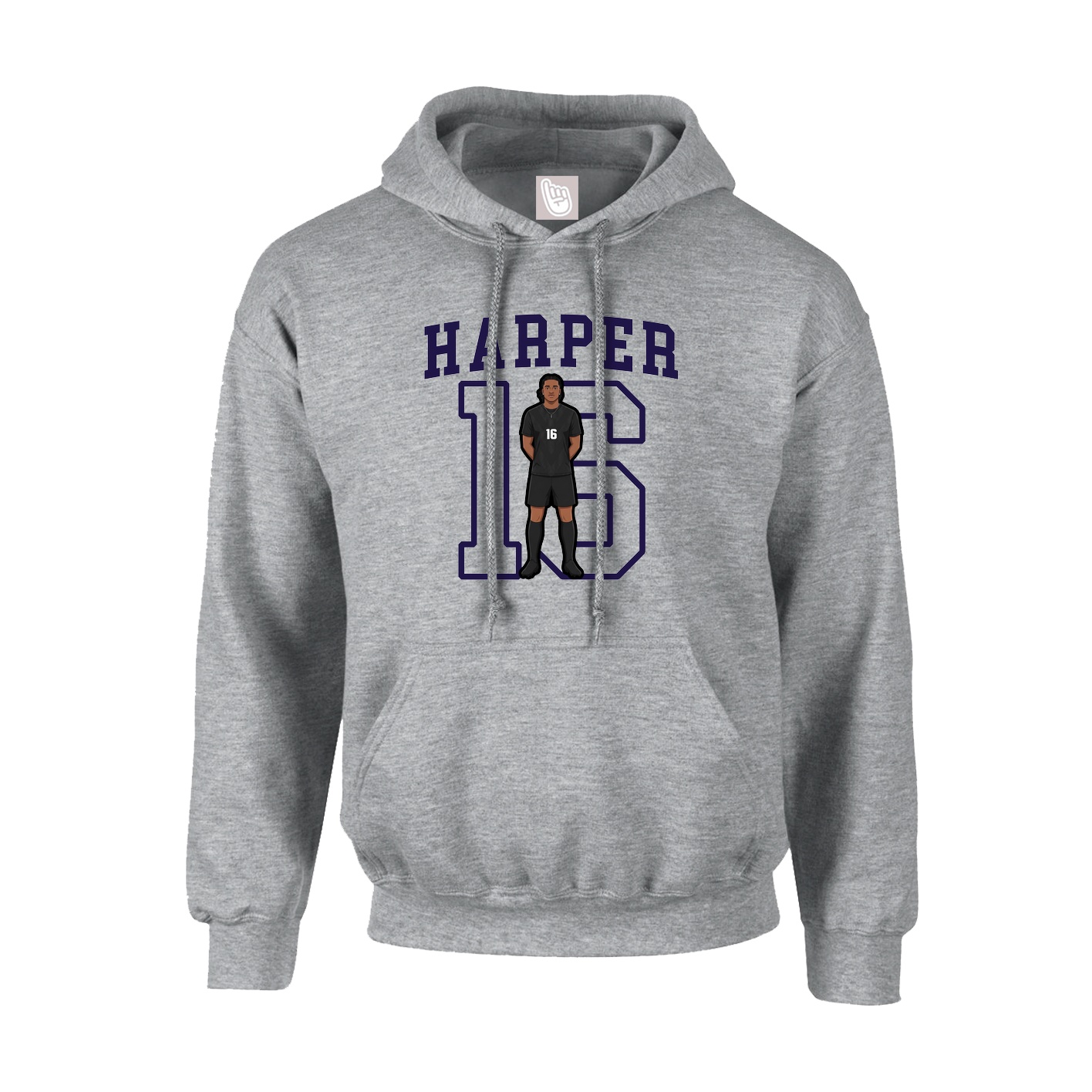 Hoodie — Shirsey in Grey