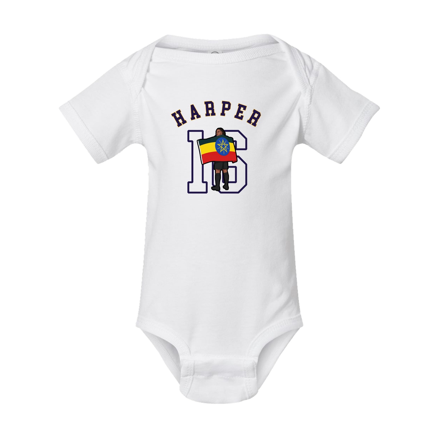 Baby Onesie — Shirsey Arch in White
