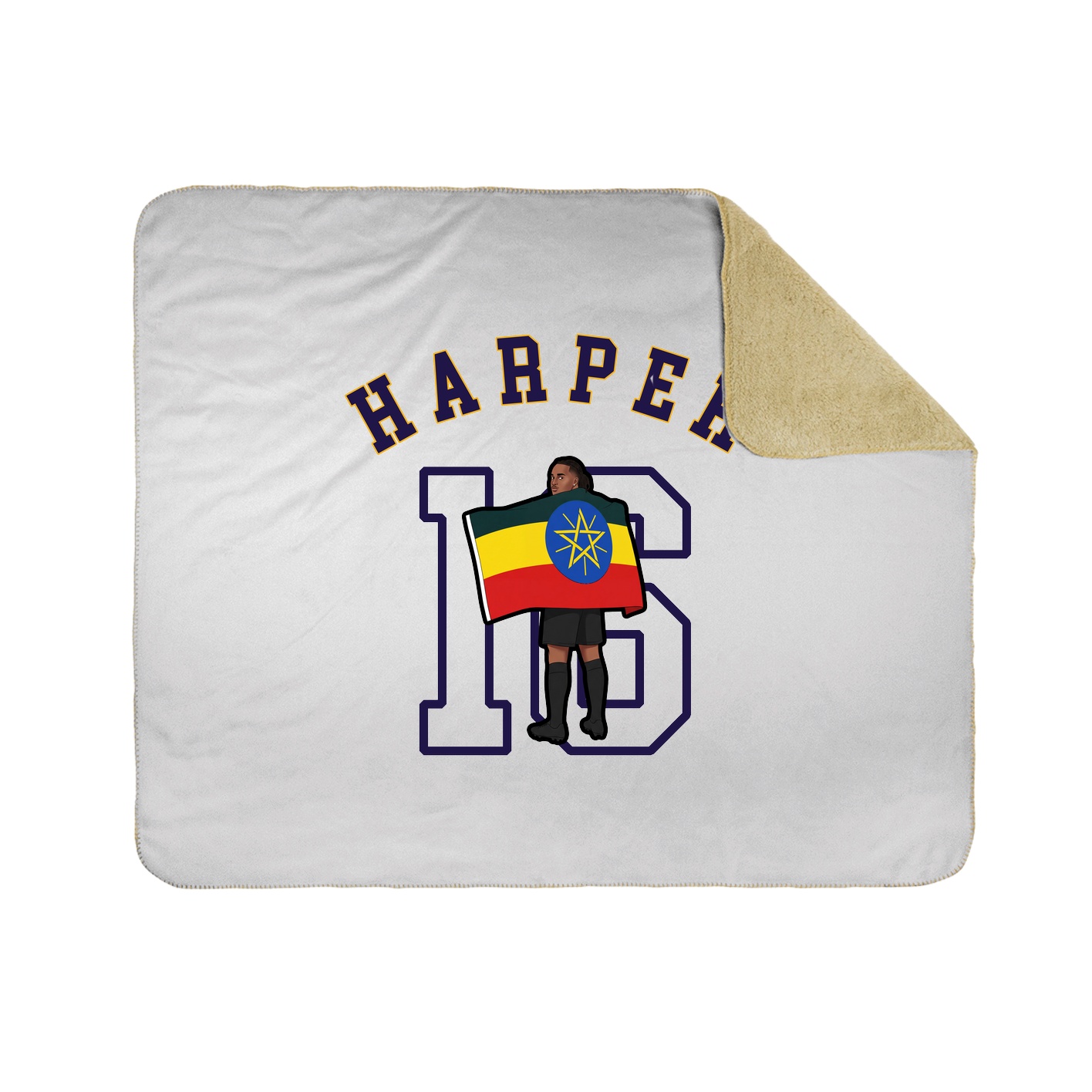 Throw Blanket — Shirsey Arch in White