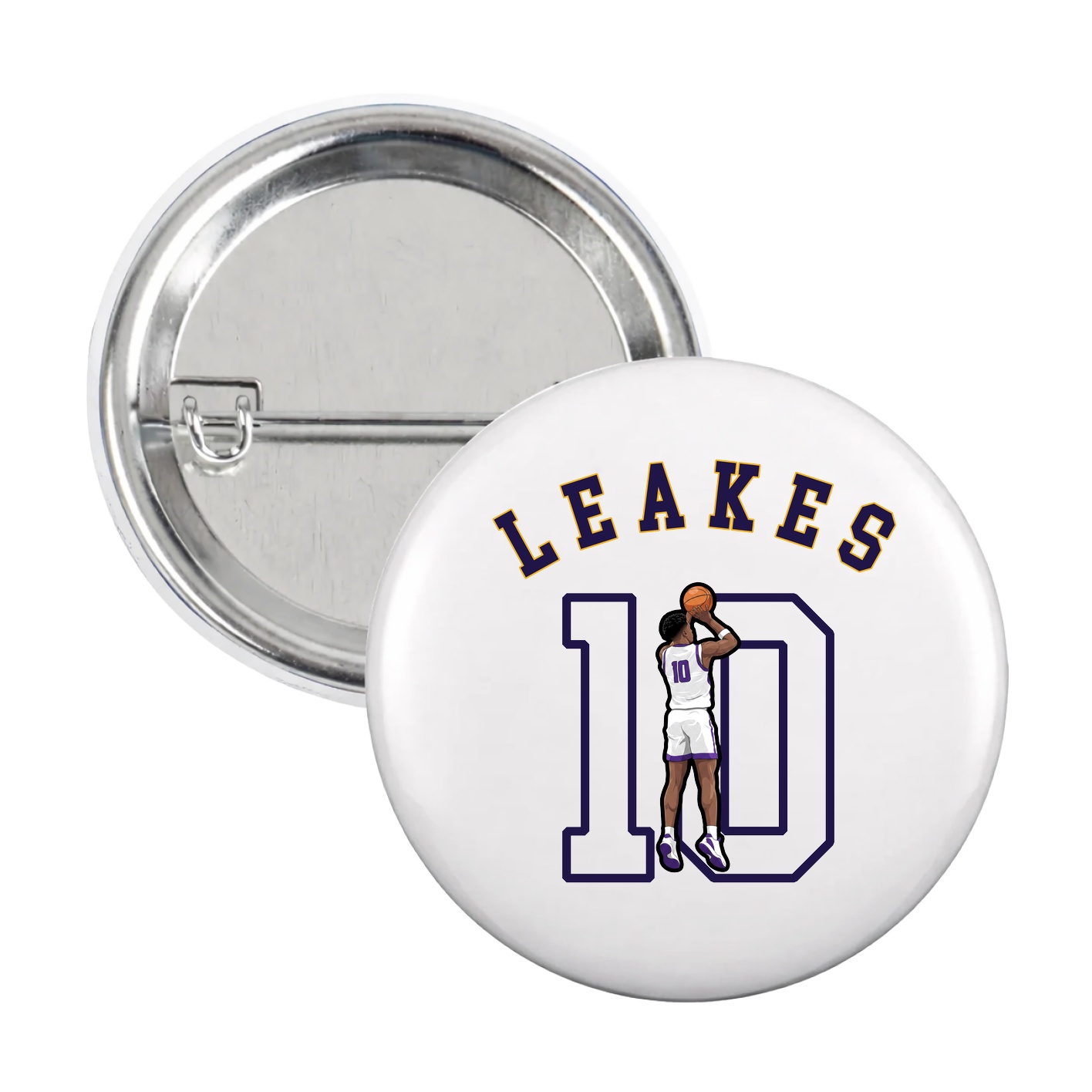Game Day Button — Shirsey Arch in White