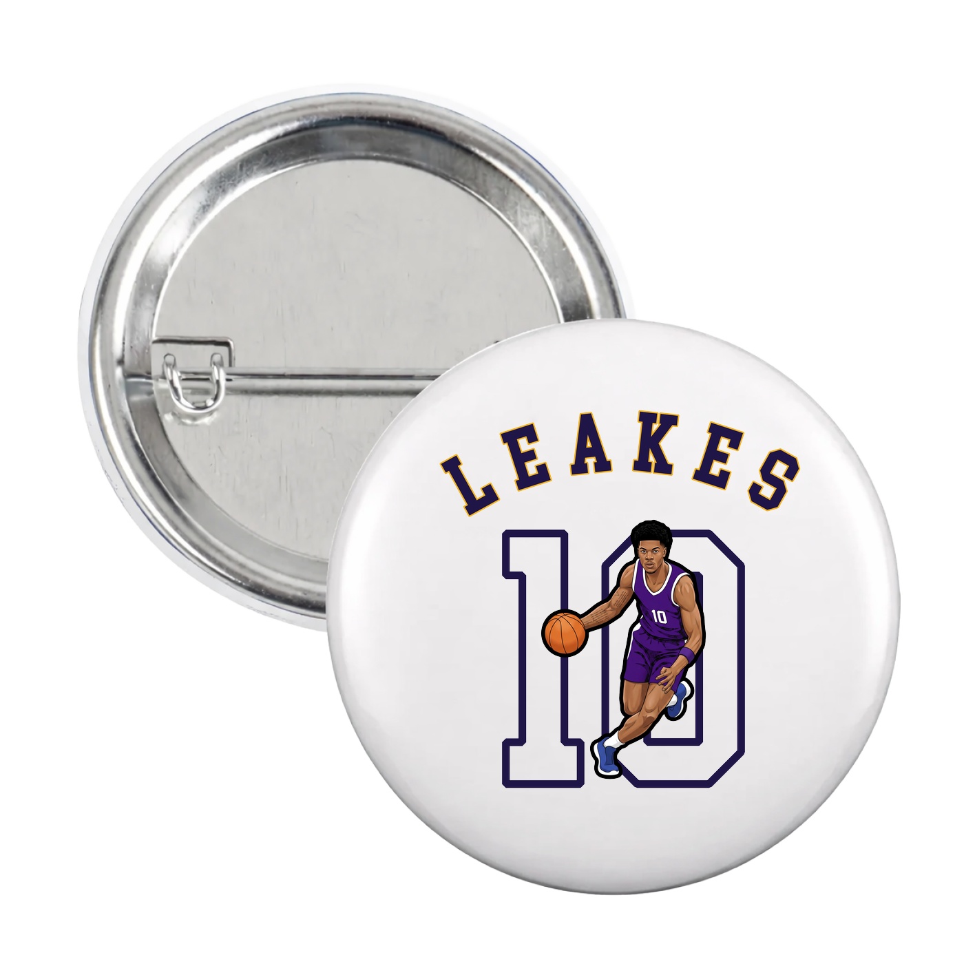 Game Day Button — Shirsey Arch in White