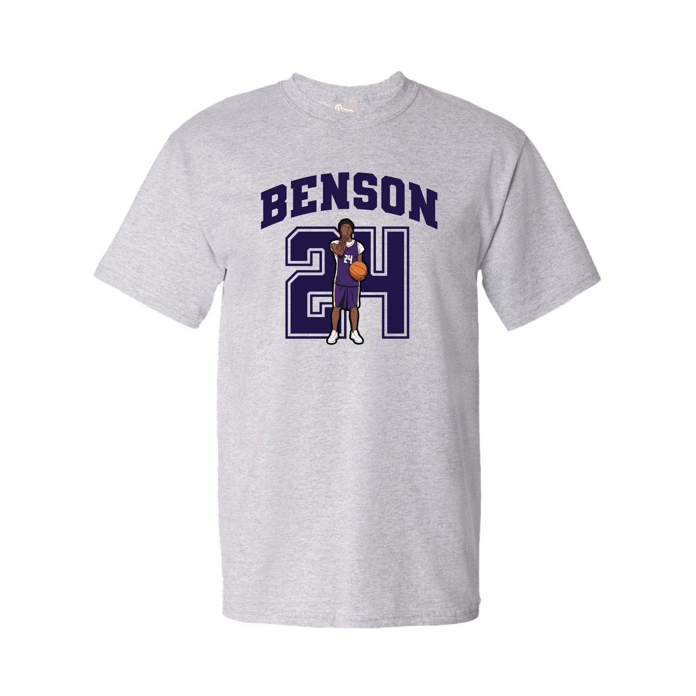 Youth Tee — Number in Grey