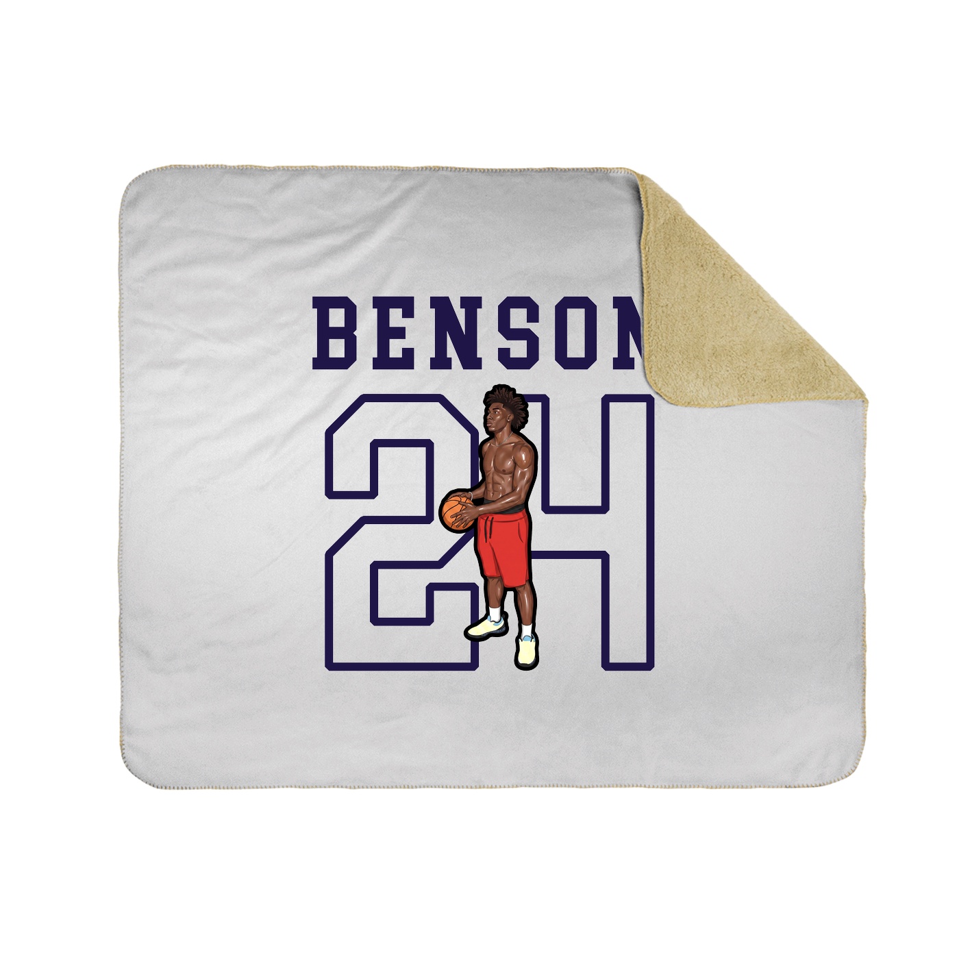 Throw Blanket — Shirsey in White