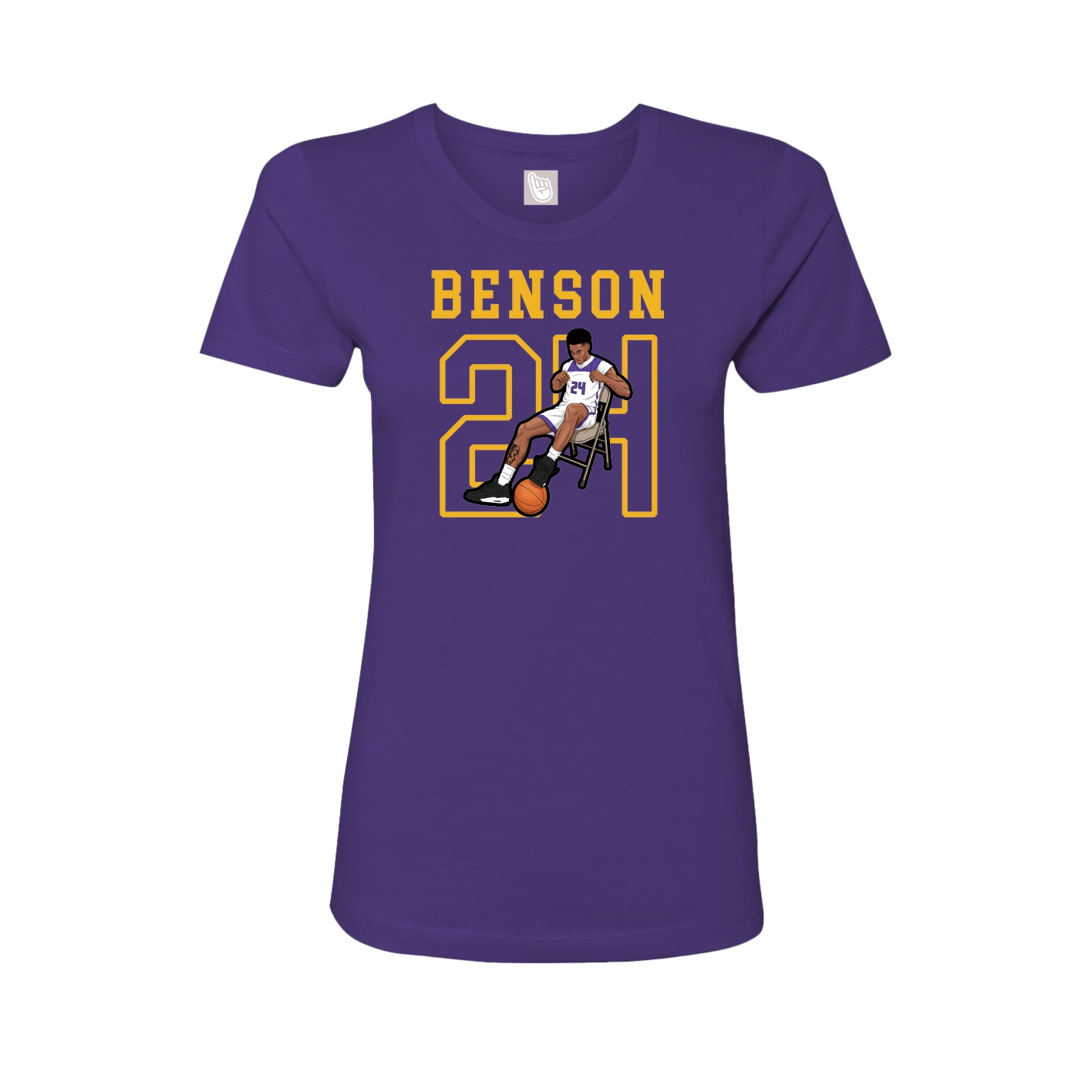 Fitted Women's Tee — Shirsey in Purple