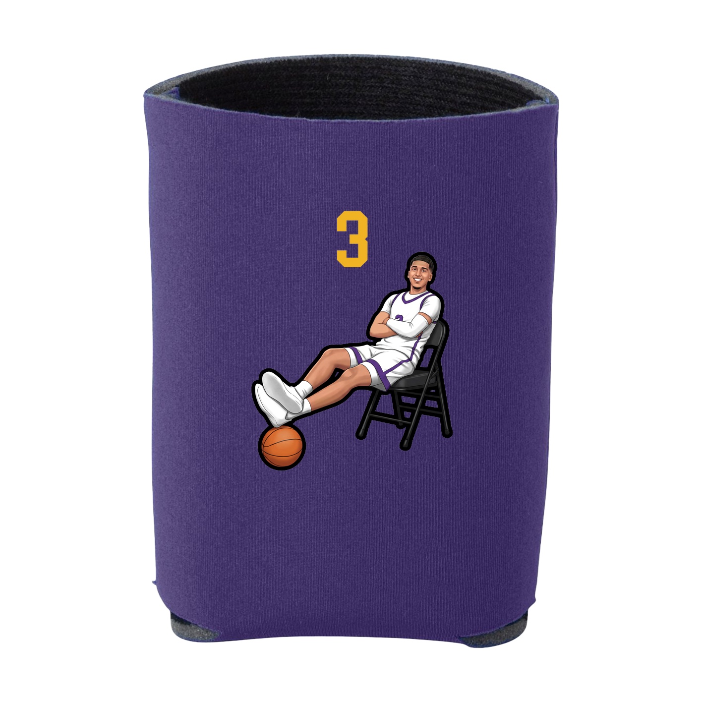 Can Holder — Number Top in Purple