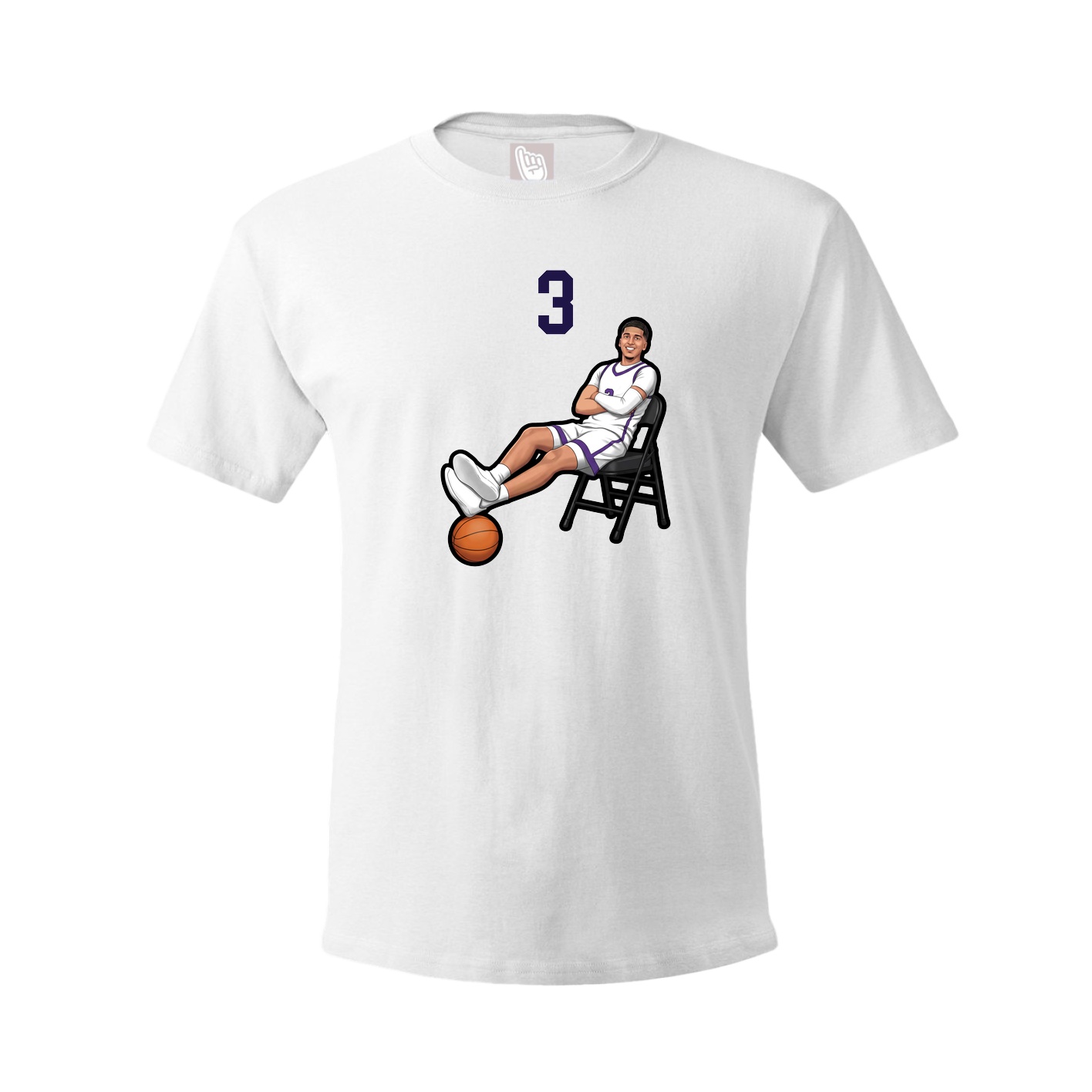 Tee — Number Top in White