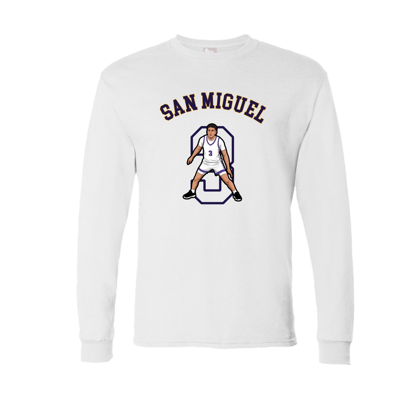 Long Sleeve Tee — Shirsey Arch in White