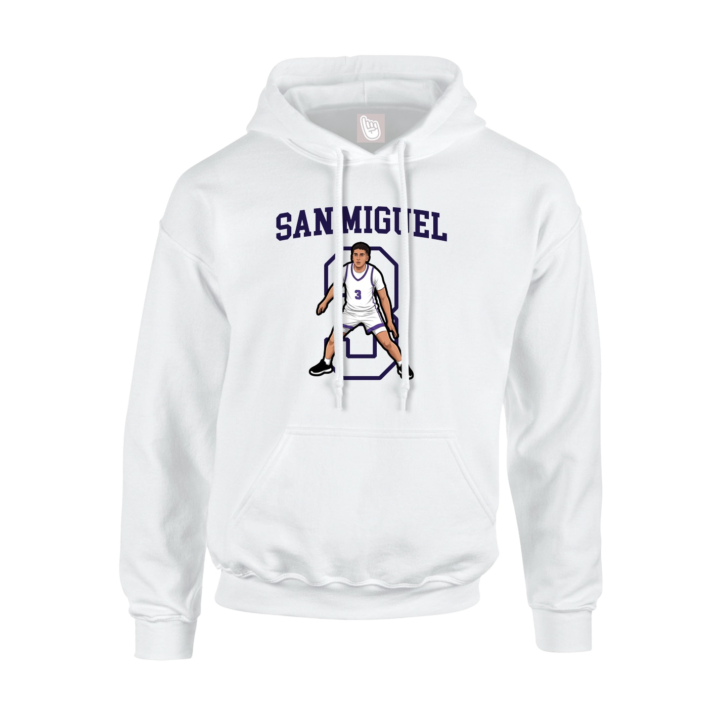 Hoodie — Shirsey in White