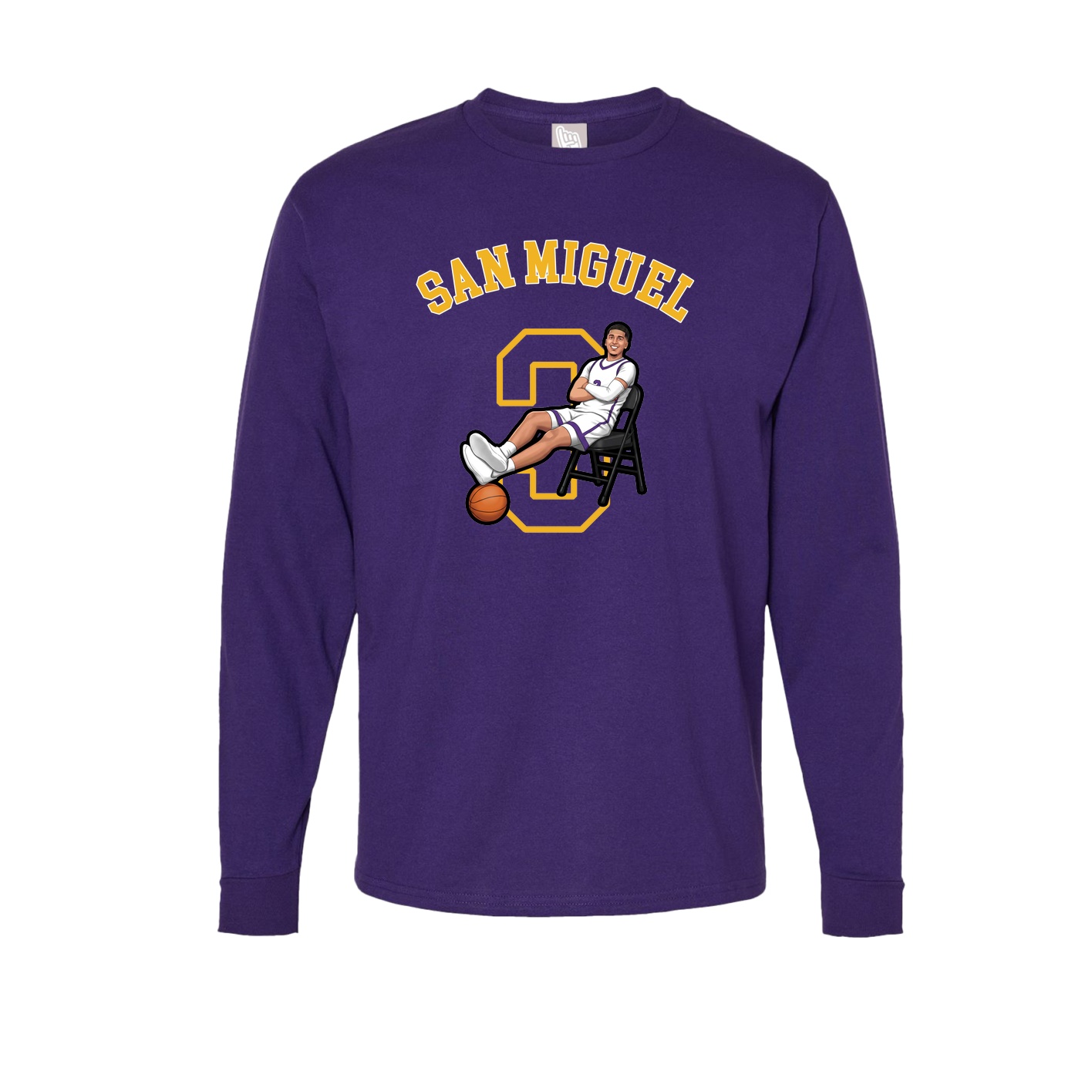 Long Sleeve Tee — Shirsey Arch in Purple