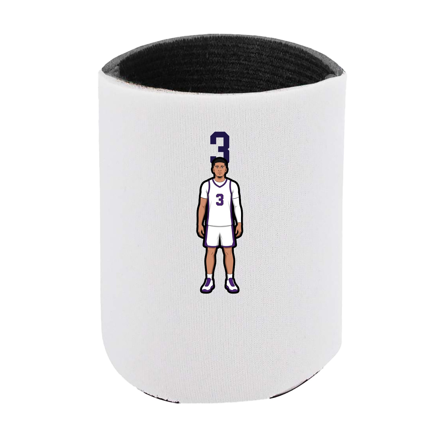 Can Holder — Number Top in White
