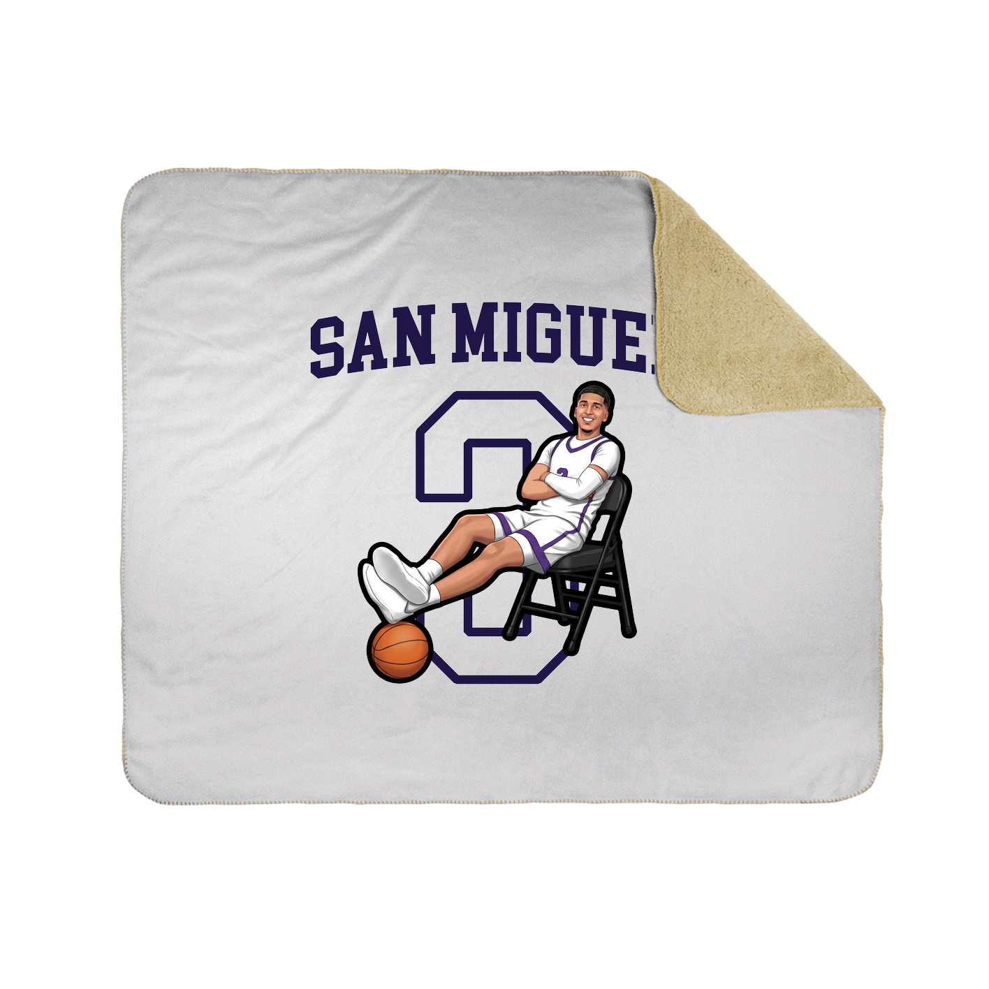 Throw Blanket — Shirsey in White