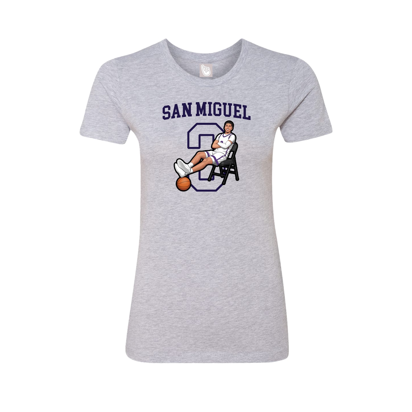 Fitted Women's Tee — Shirsey in Grey